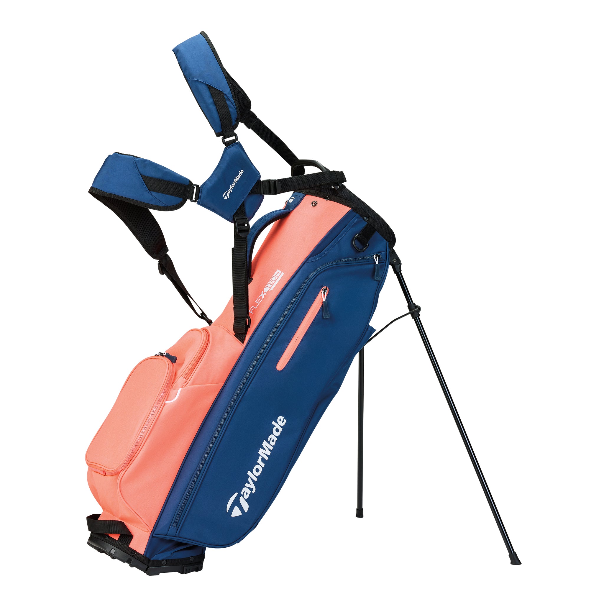 TaylorMade FlexTech Stand Golf Bag Coral/Navy