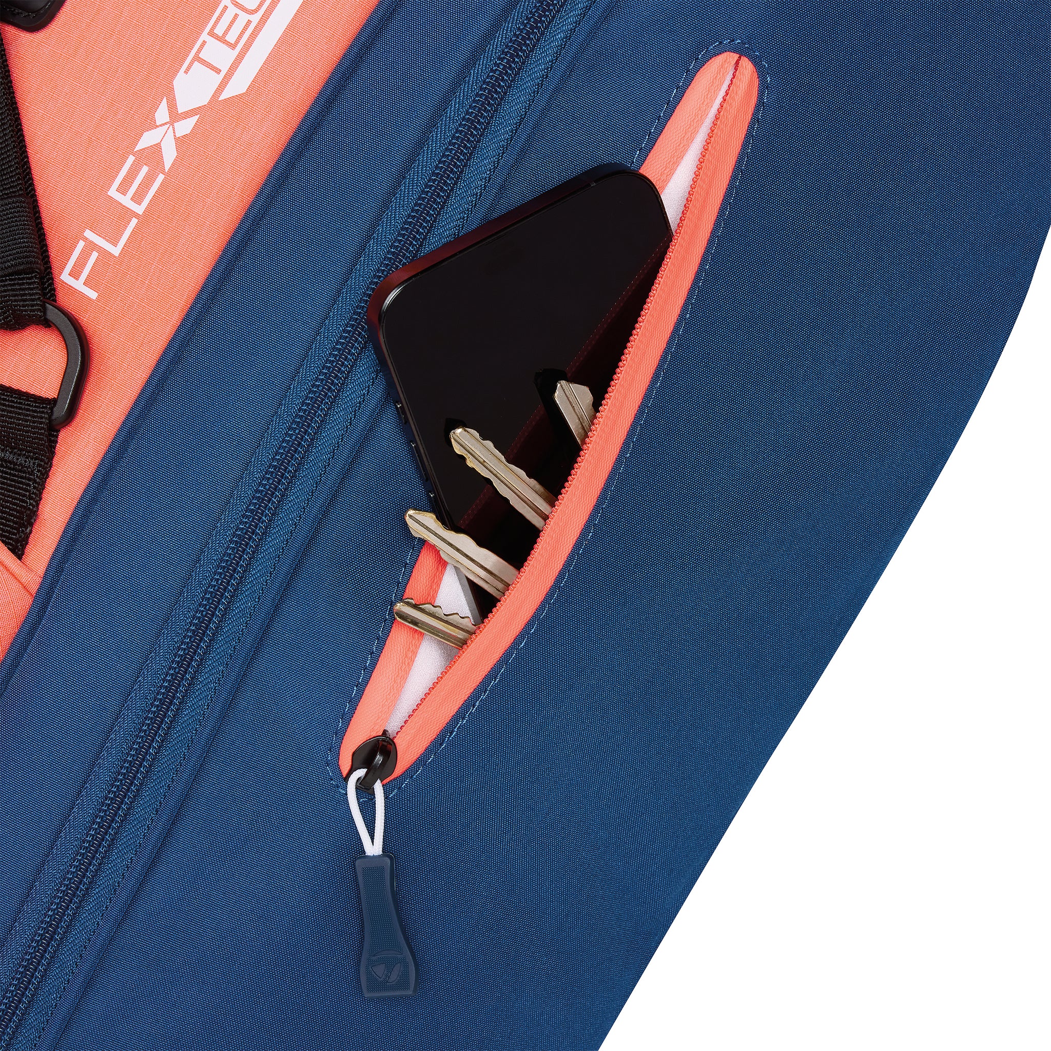 TaylorMade FlexTech Stand Golf Bag Coral/Navy