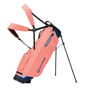 TaylorMade FlexTech SuperLite Stand Golf Bag Coral/Navy