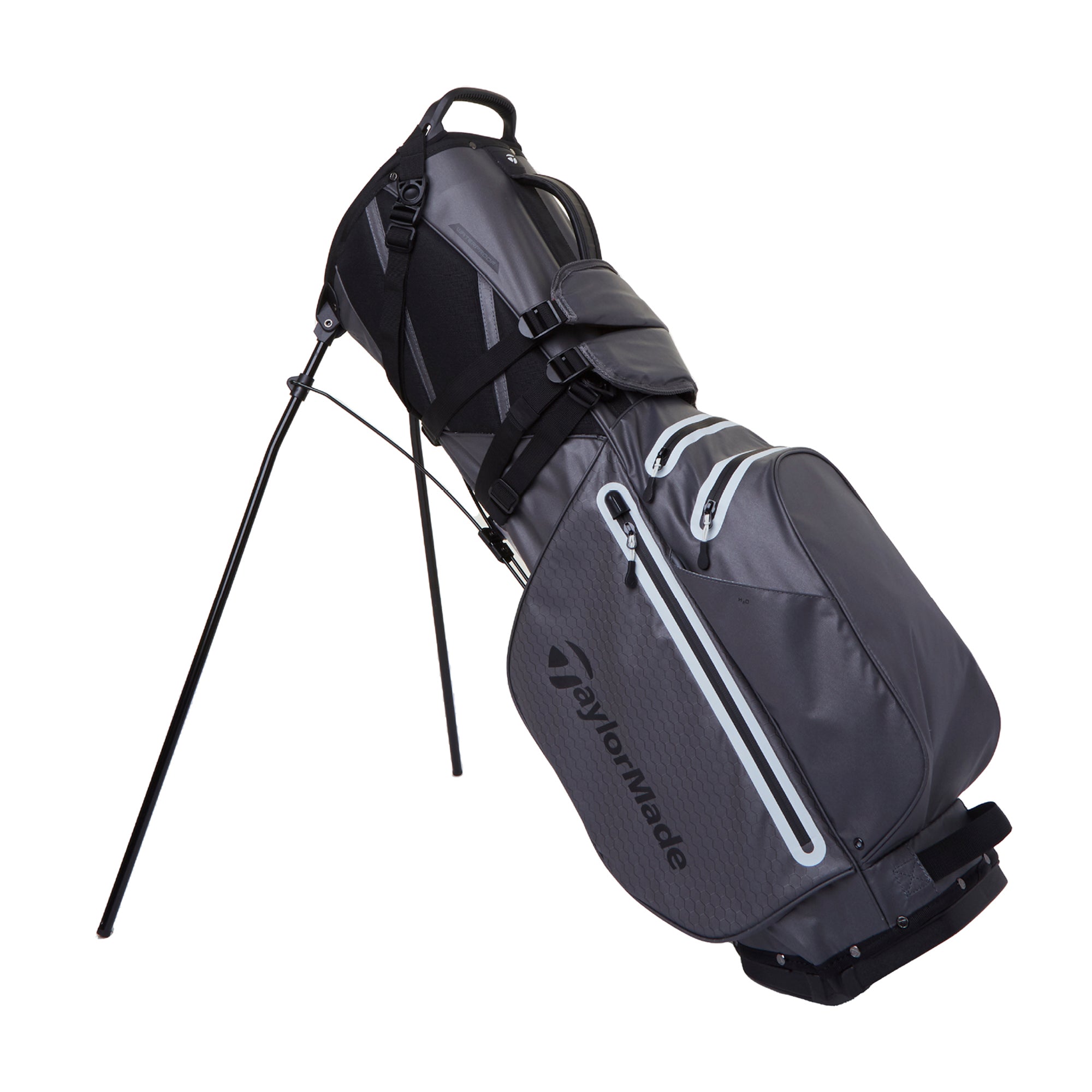 TaylorMade FlexTech Waterproof Stand Golf Bag Gunmetal