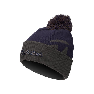 TaylorMade Golf Bobble Beanie Hat Navy
