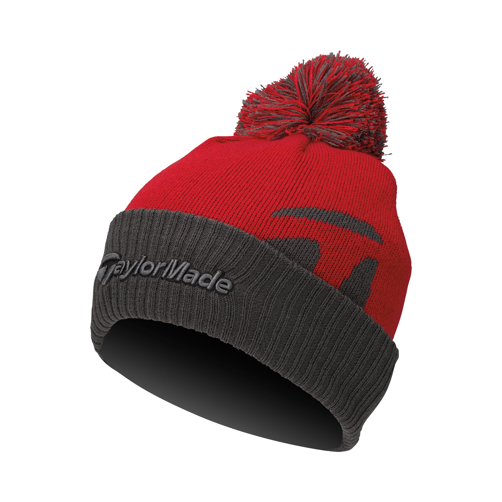taylormade-golf-bobble-beanie-hat-v97811-red