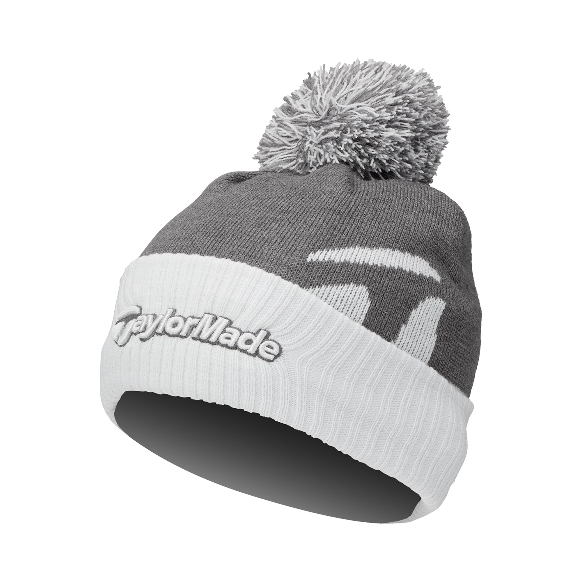 taylormade-golf-bobble-beanie-hat-v97812-charcoal-heather
