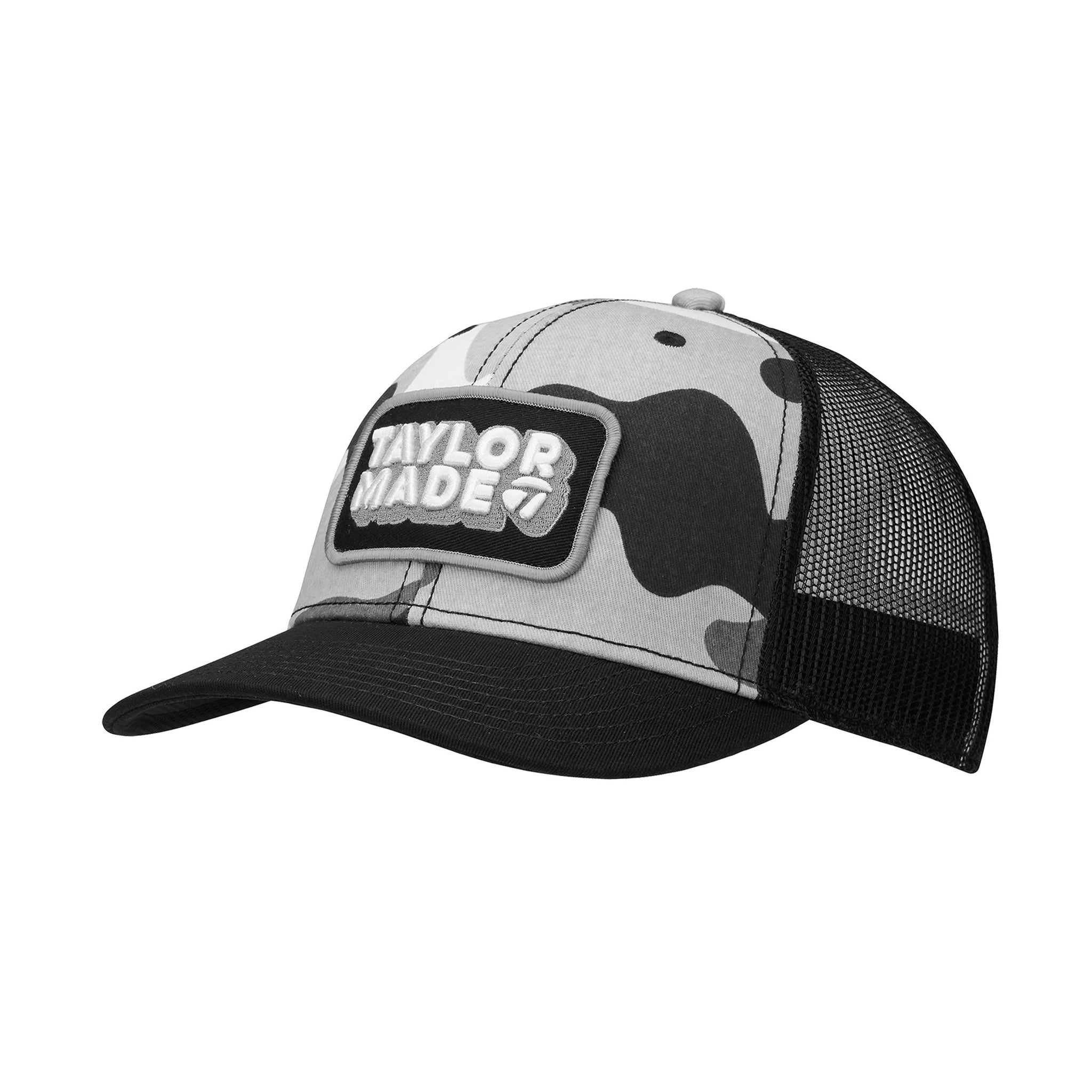 TaylorMade Lifestyle Retro Trucker Cap Grey Camo