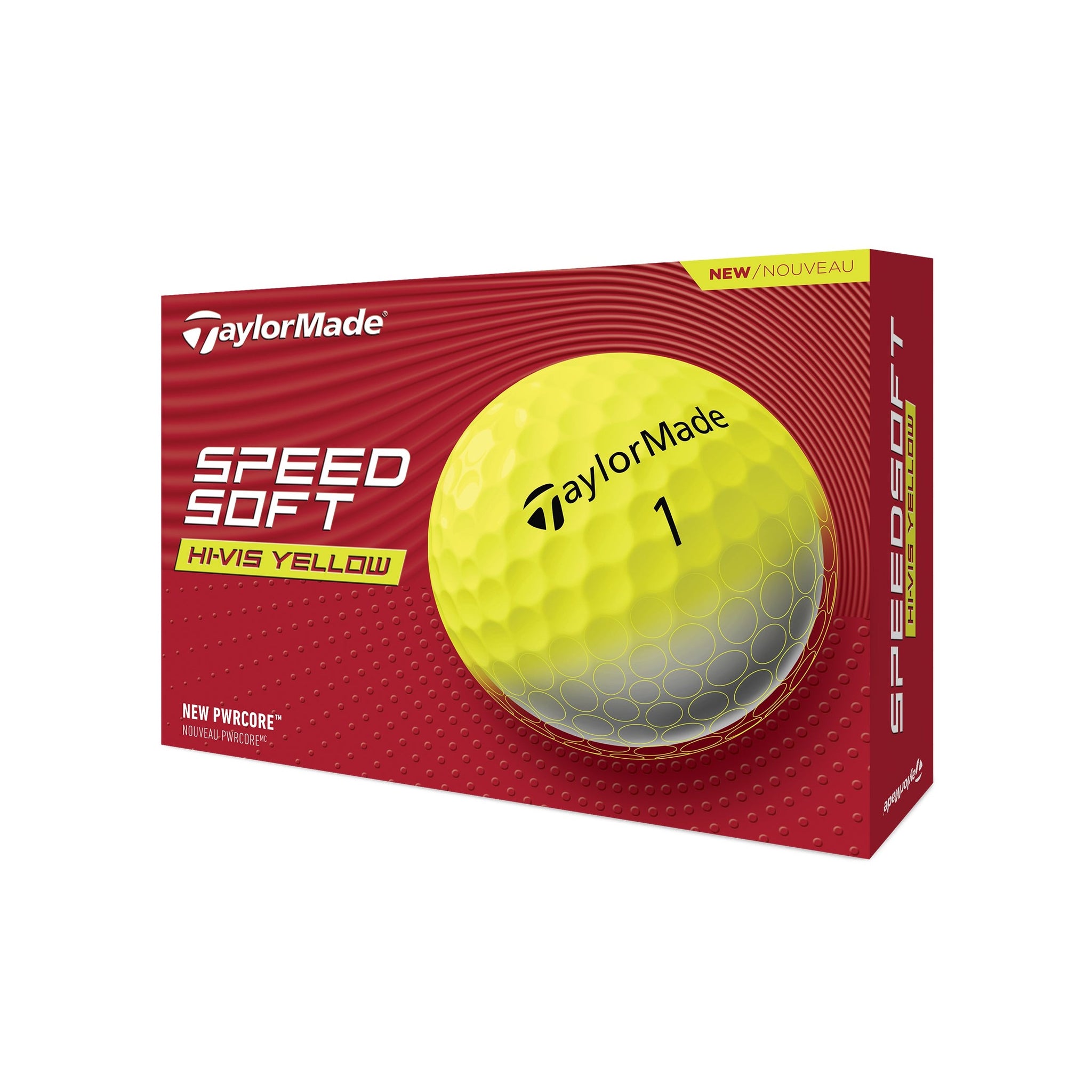 TaylorMade SpeedSoft Golf Balls Yellow