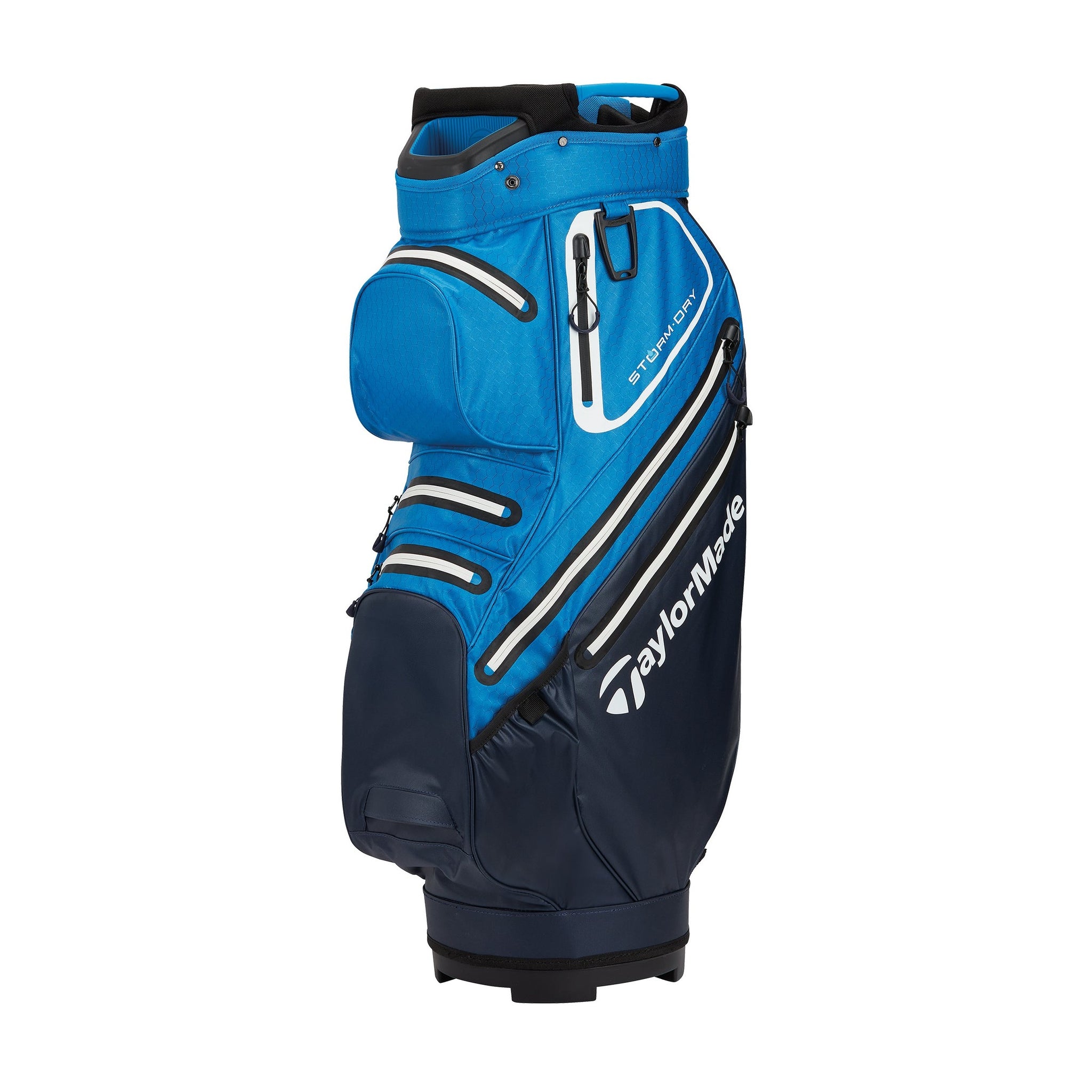 TaylorMade Storm Dry Waterproof Cart Golf Bag Navy/Blue/White