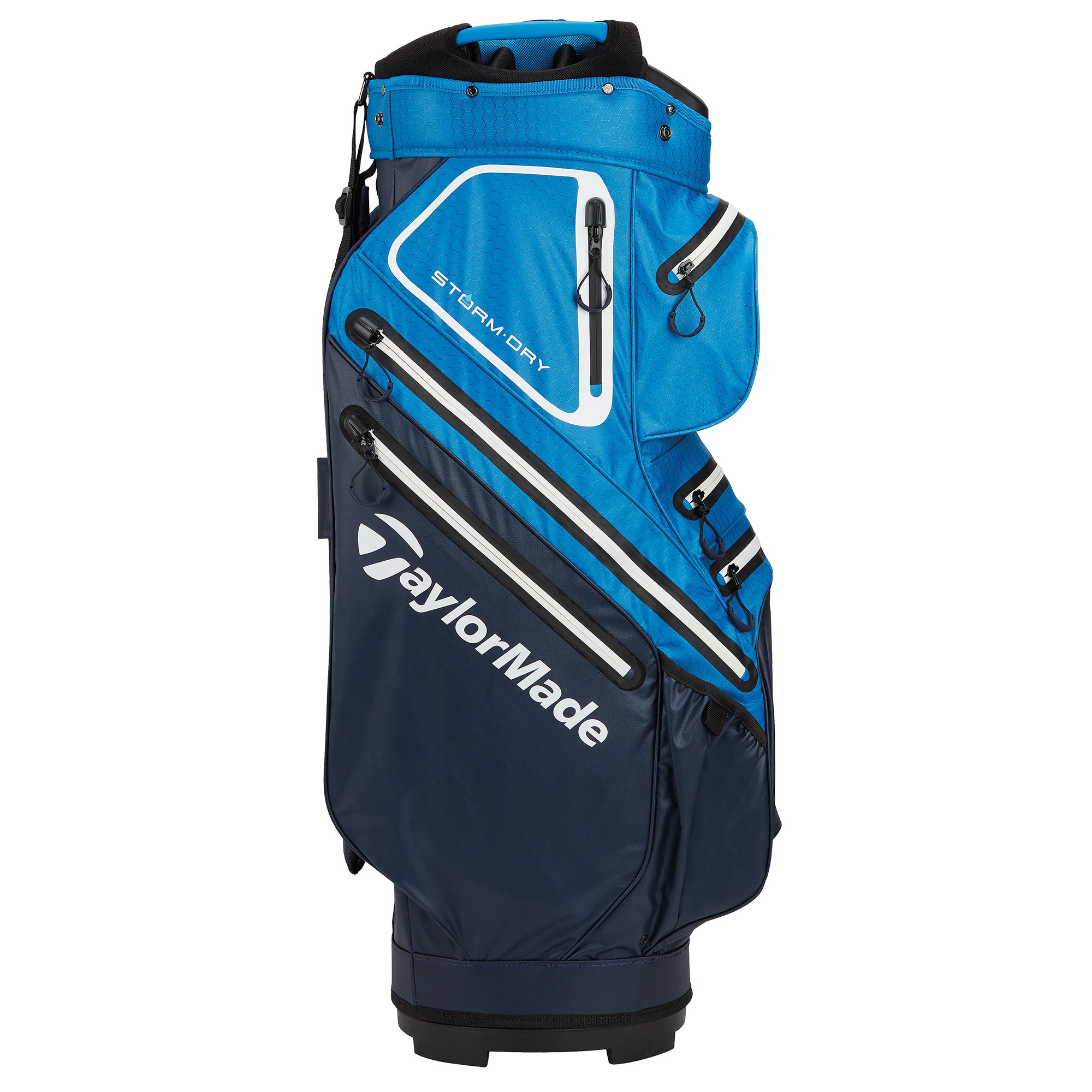TaylorMade Storm Dry Waterproof Cart Golf Bag Navy/Blue/White