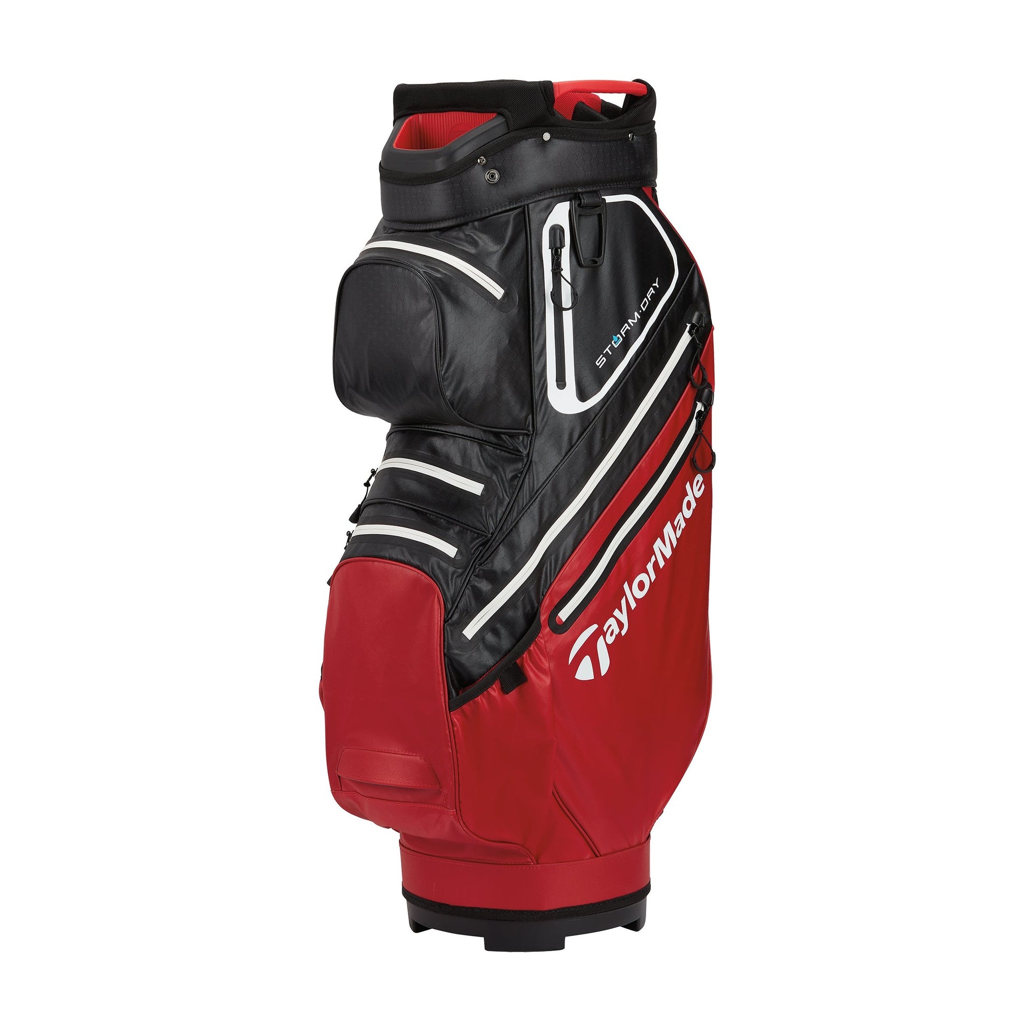 TaylorMade Storm Dry Waterproof Cart Golf Bag V97825 Red Black & Function18
