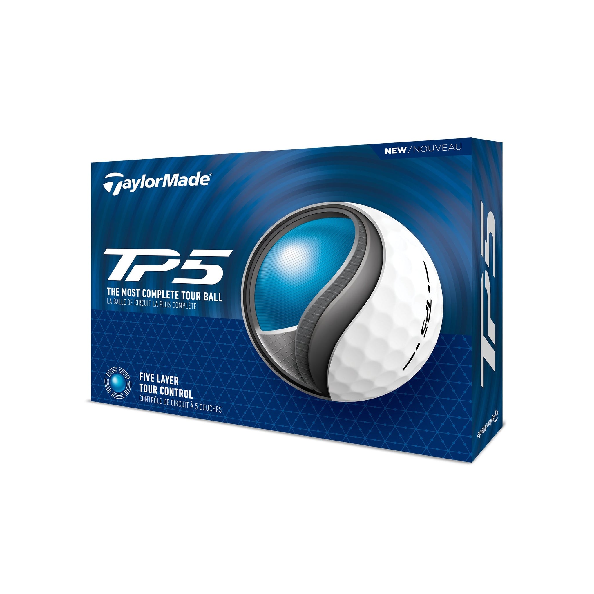 TaylorMade TP5 Golf Balls 2024 - White - N76634 - Function18