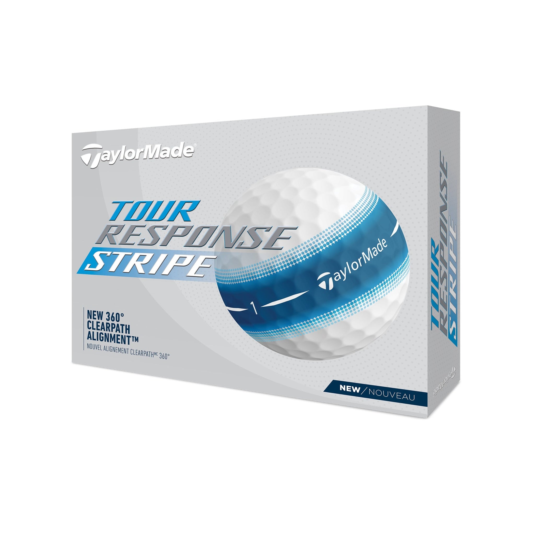 TaylorMade Tour Response Golf Balls Blue Stripe