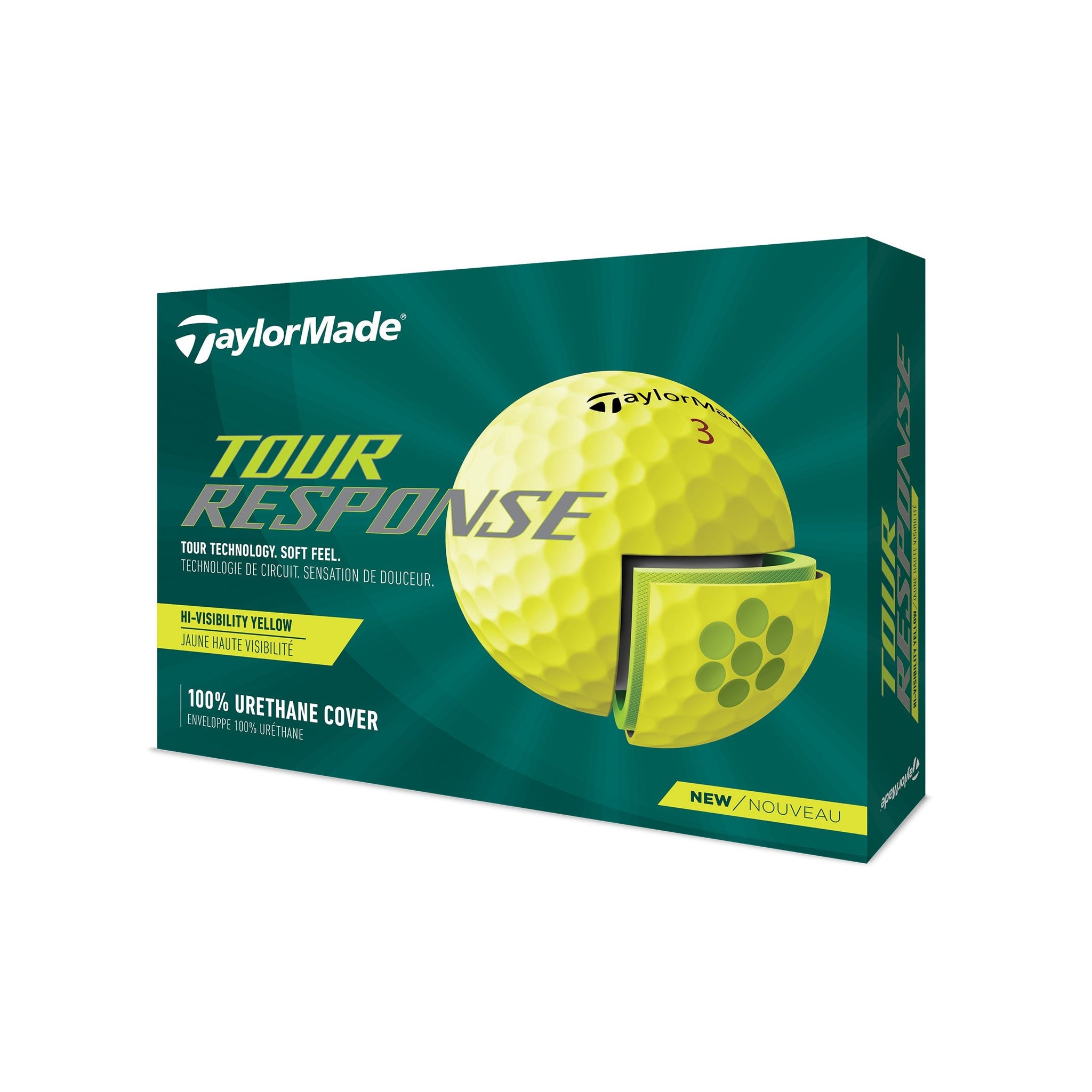 TaylorMade Tour Response Golf Balls Yellow