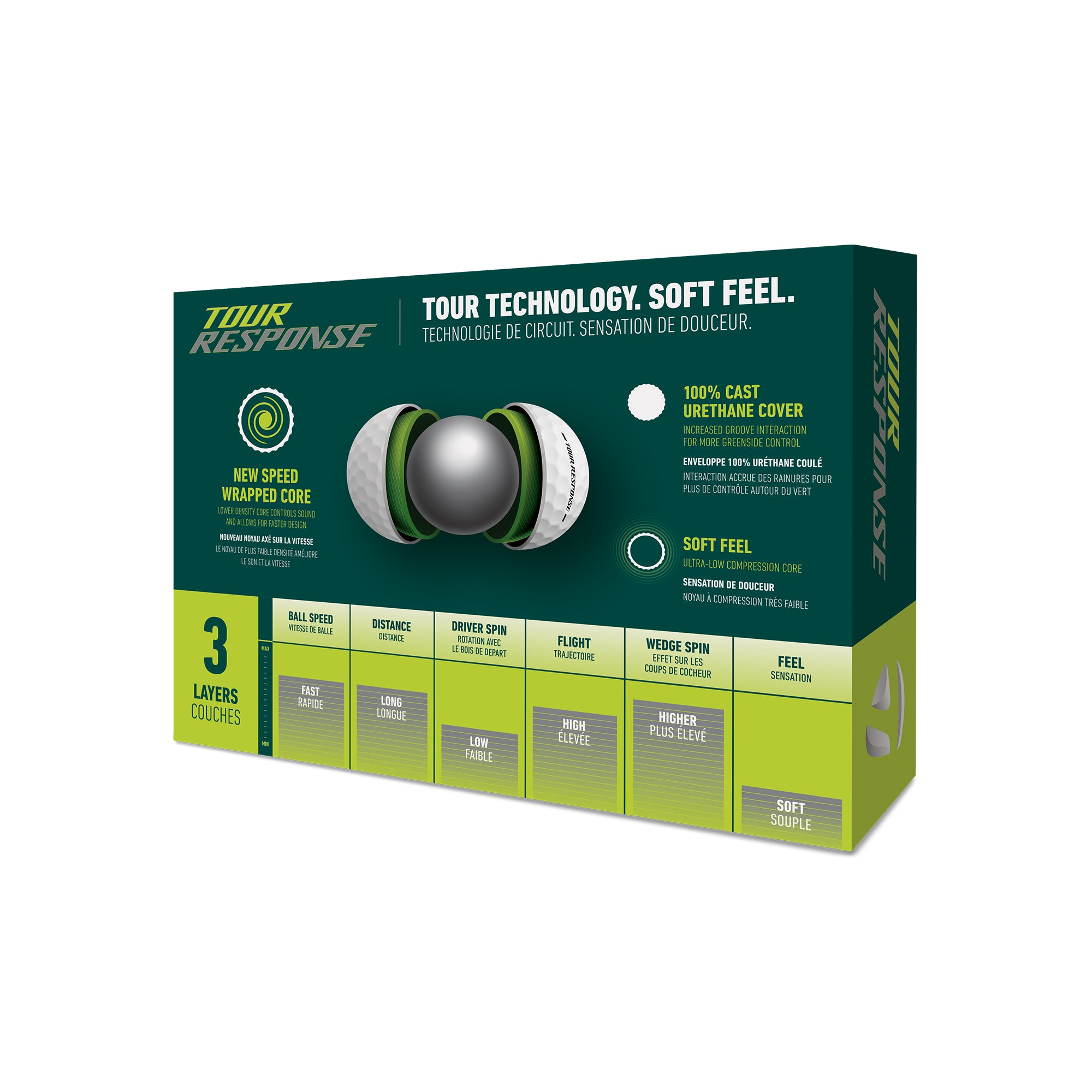 TaylorMade Tour Response Golf Balls White