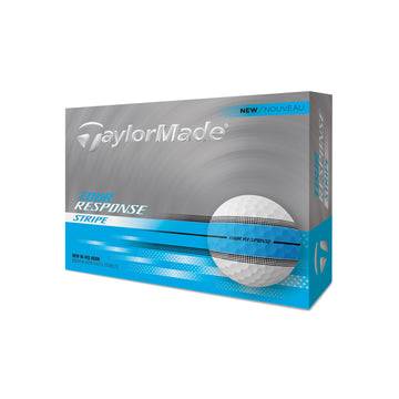 TaylorMade Tour Response Stripe Golf Balls Neon Blue