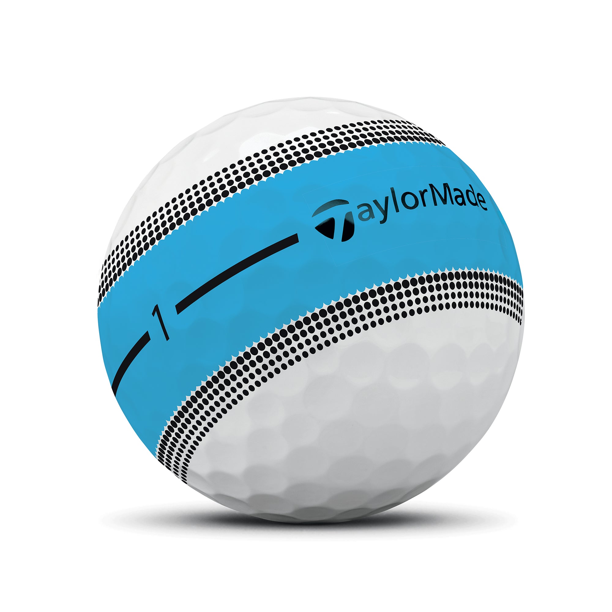 TaylorMade Tour Response Stripe Golf Balls Neon Blue