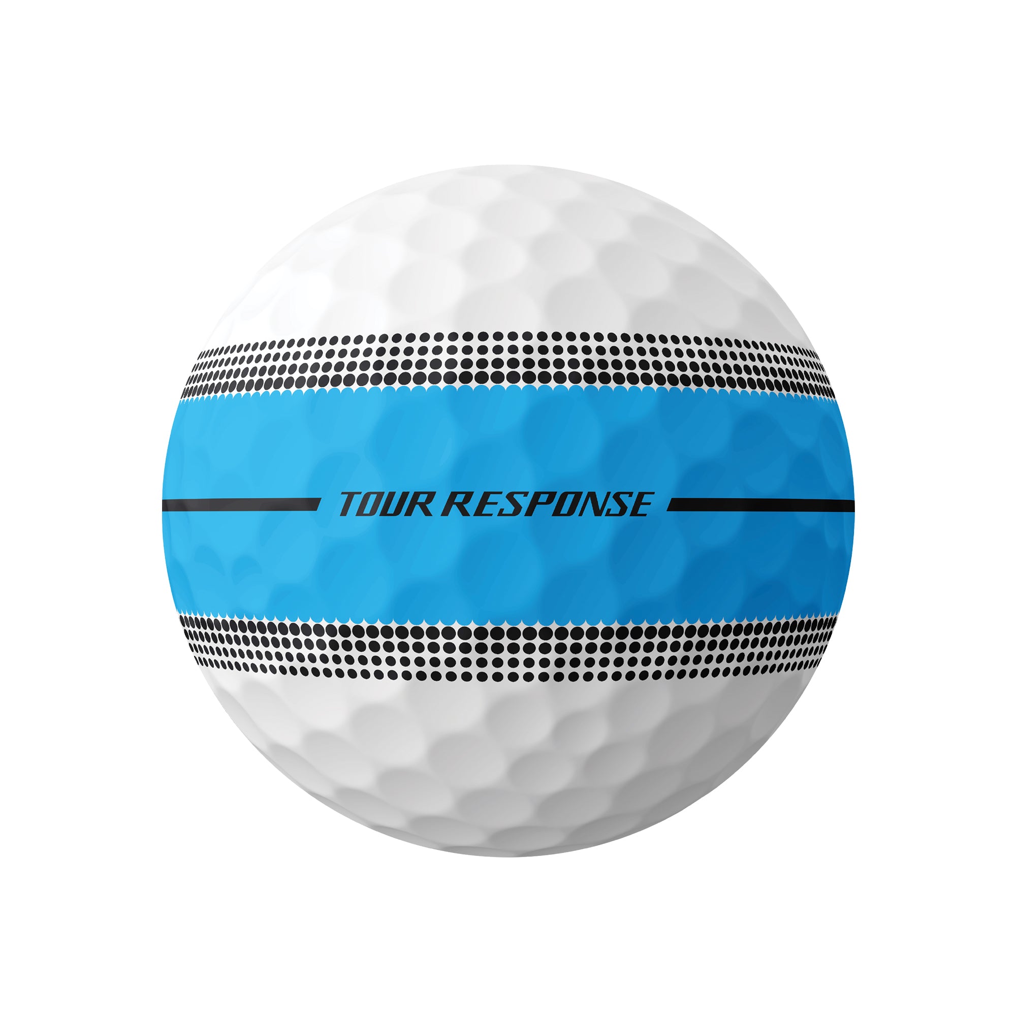 TaylorMade Tour Response Stripe Golf Balls Neon Blue