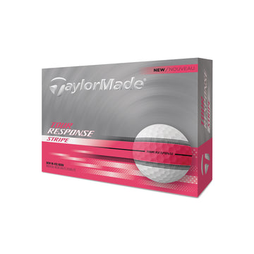 TaylorMade Tour Response Stripe Golf Balls Neon Pink