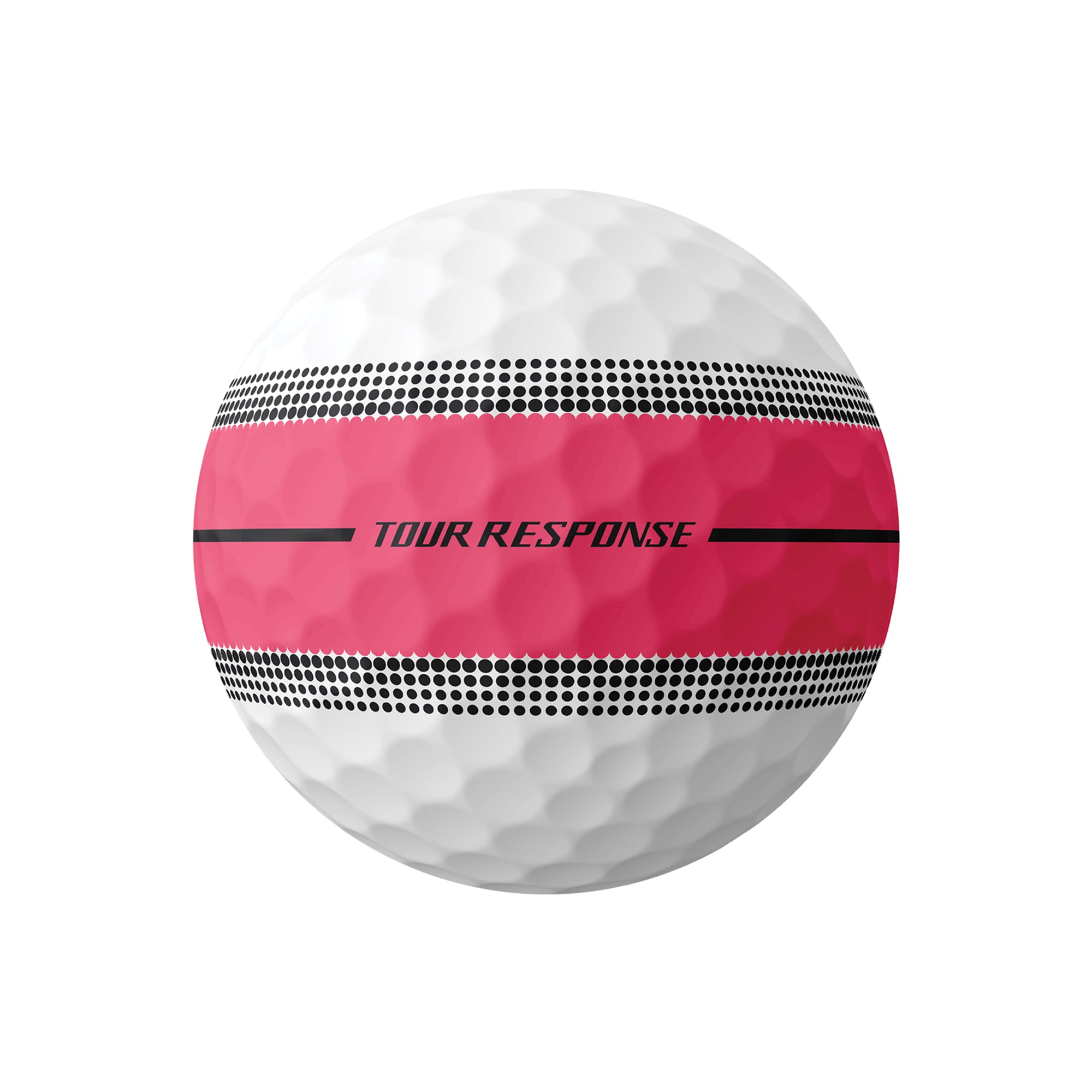 TaylorMade Tour Response Stripe Golf Balls Neon Pink