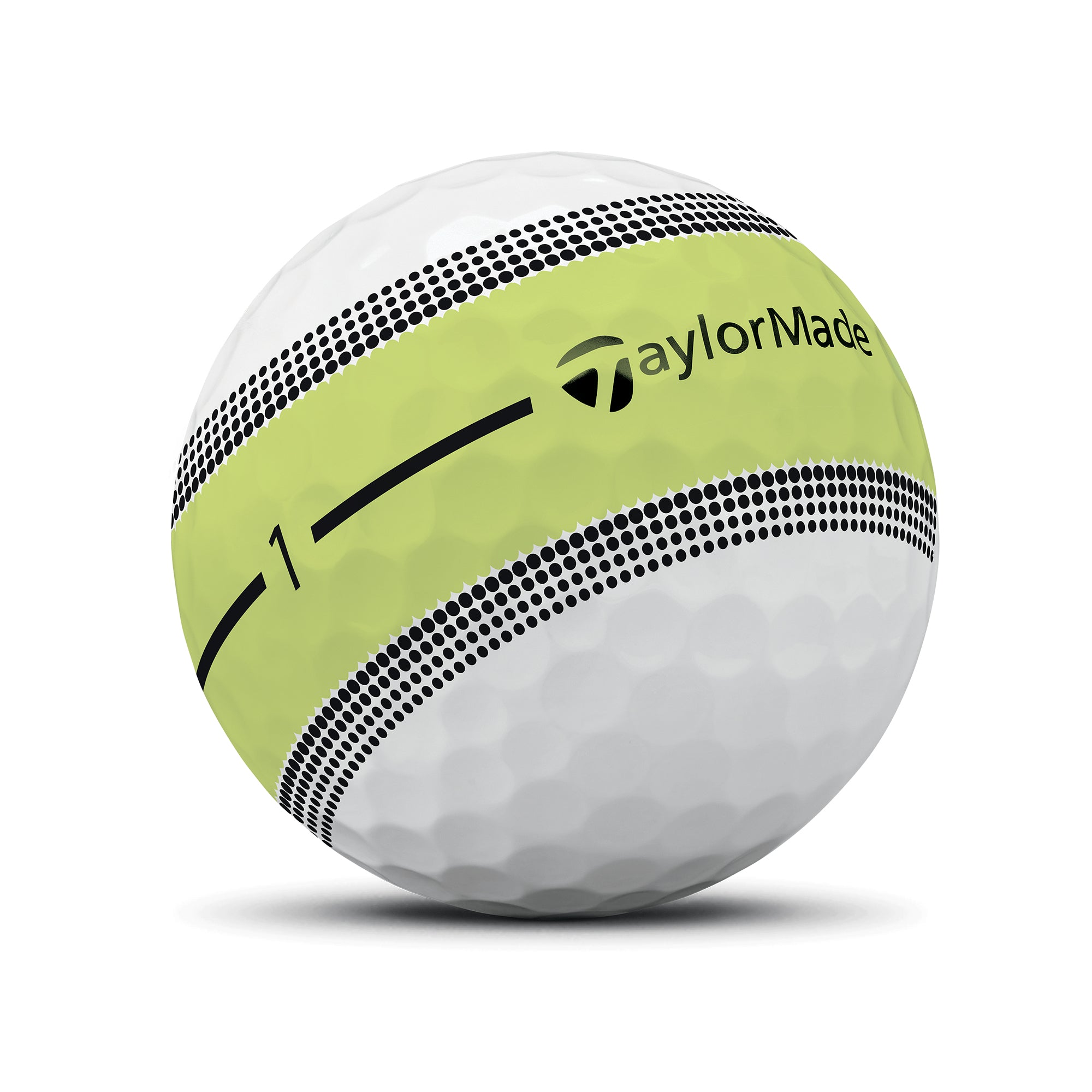 TaylorMade Tour Response Stripe Golf Balls Neon Yellow