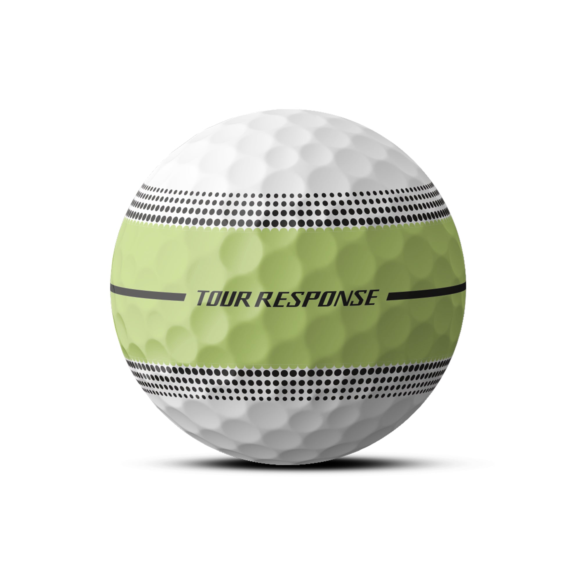 TaylorMade Tour Response Stripe Golf Balls Neon Yellow