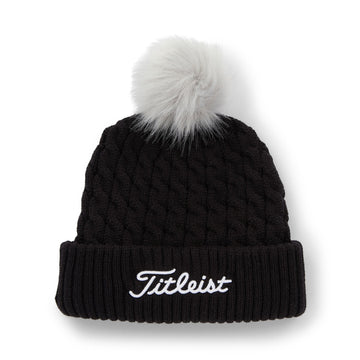 Titleist Cable Knit Pom Beanie