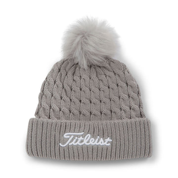 Titleist Cable Knit Pom Beanie