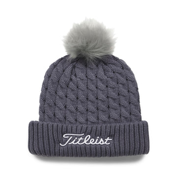 Titleist Cable Knit Pom Beanie
