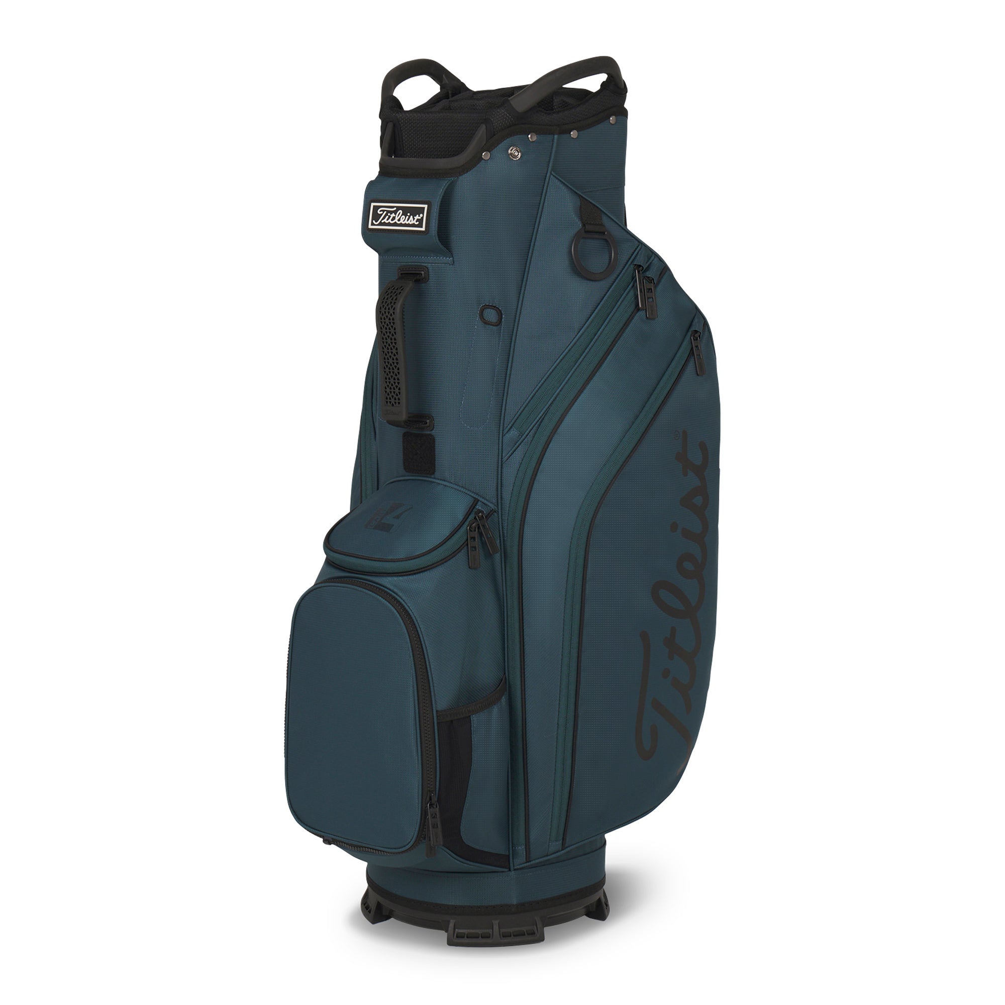 Titleist 14 Lightweight Cart Golf Bag - Black/Black/Red 006