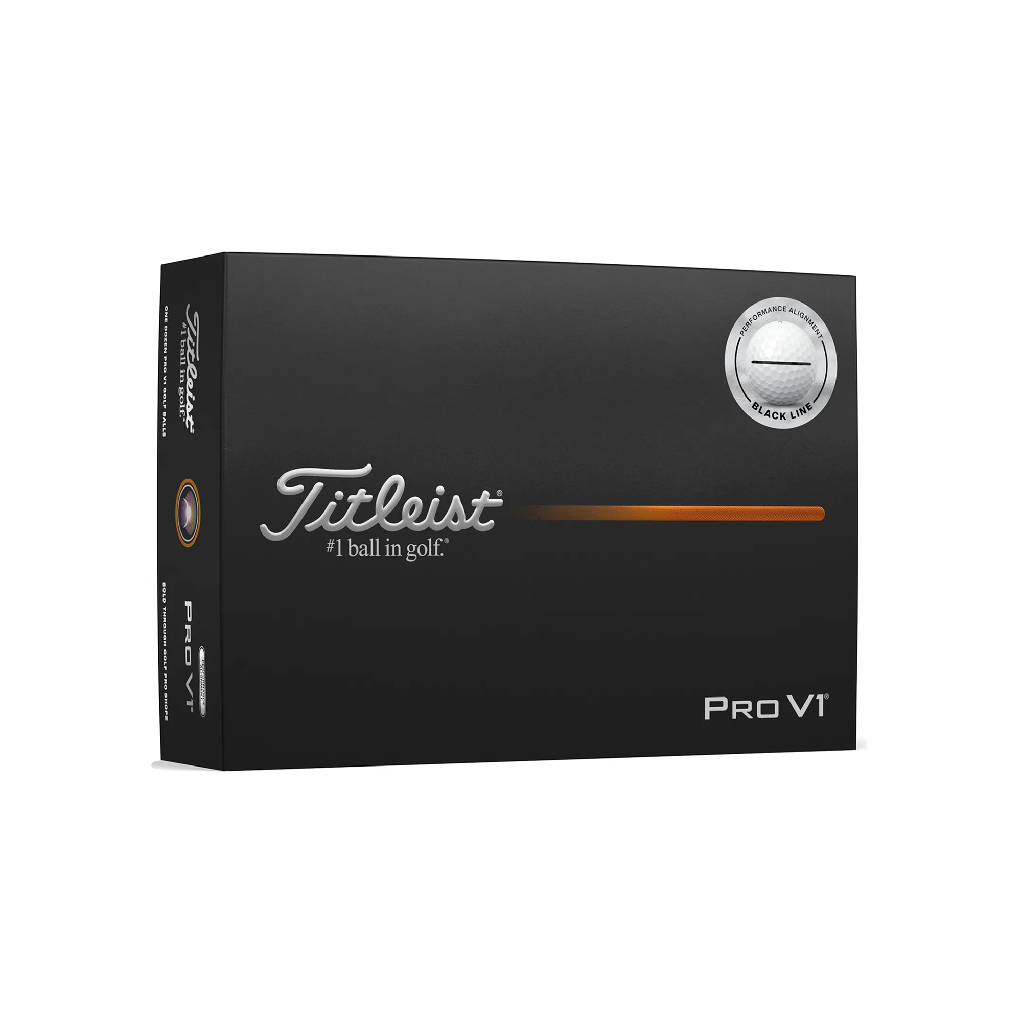 Aim Performance Alignment Titleist Pro V1 AIM Performance Alignment Golf Balls 2025 - White ...