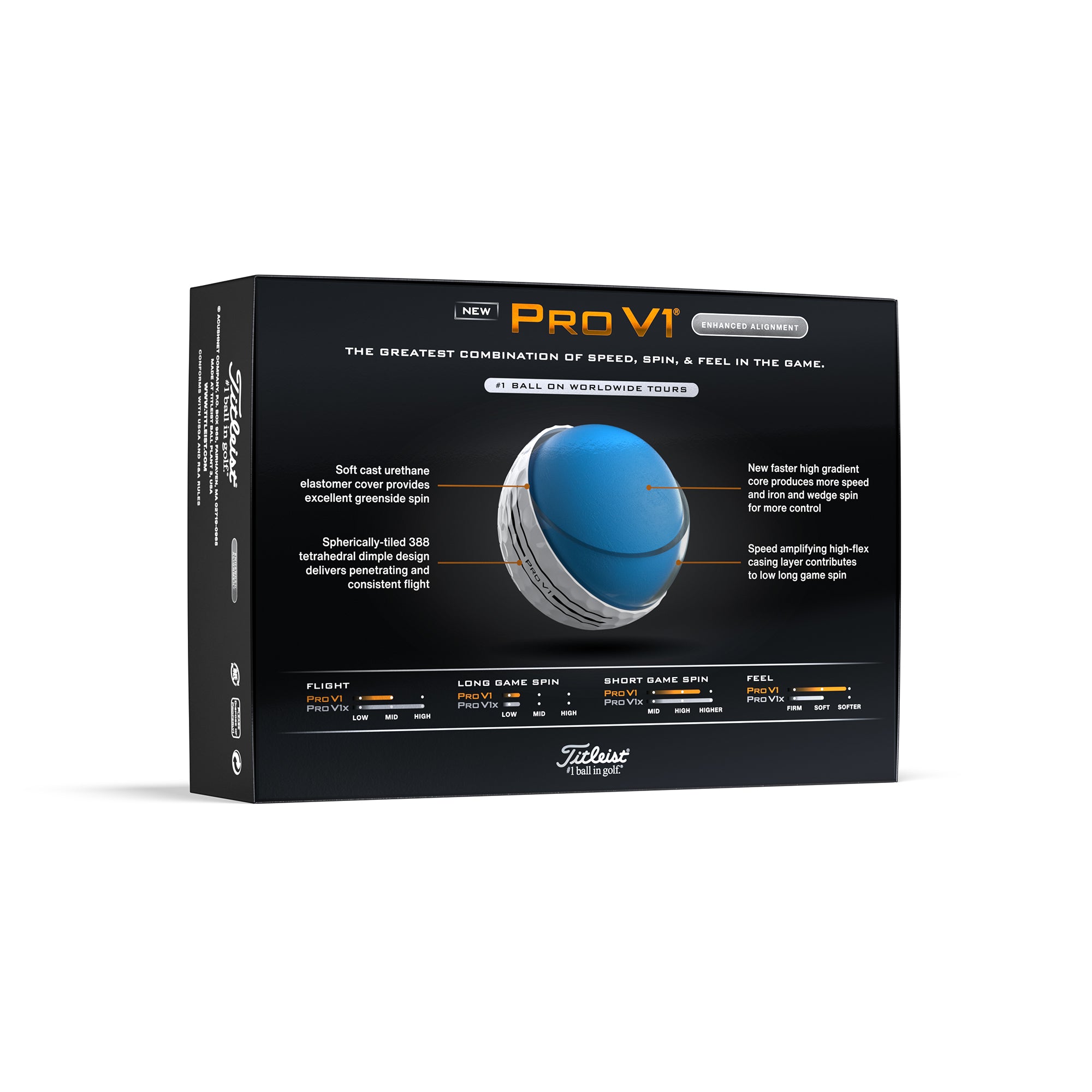 Titleist Pro V1 Enhanced Align Golf Balls 2025 White