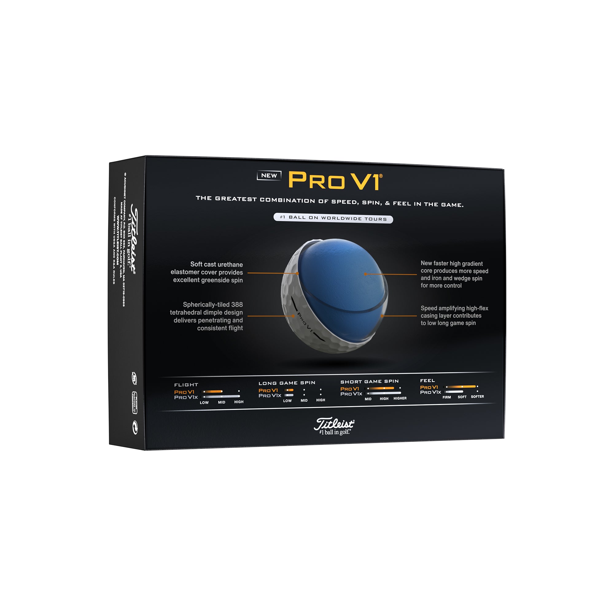 Titleist Pro V1 Golf Balls 2025 White