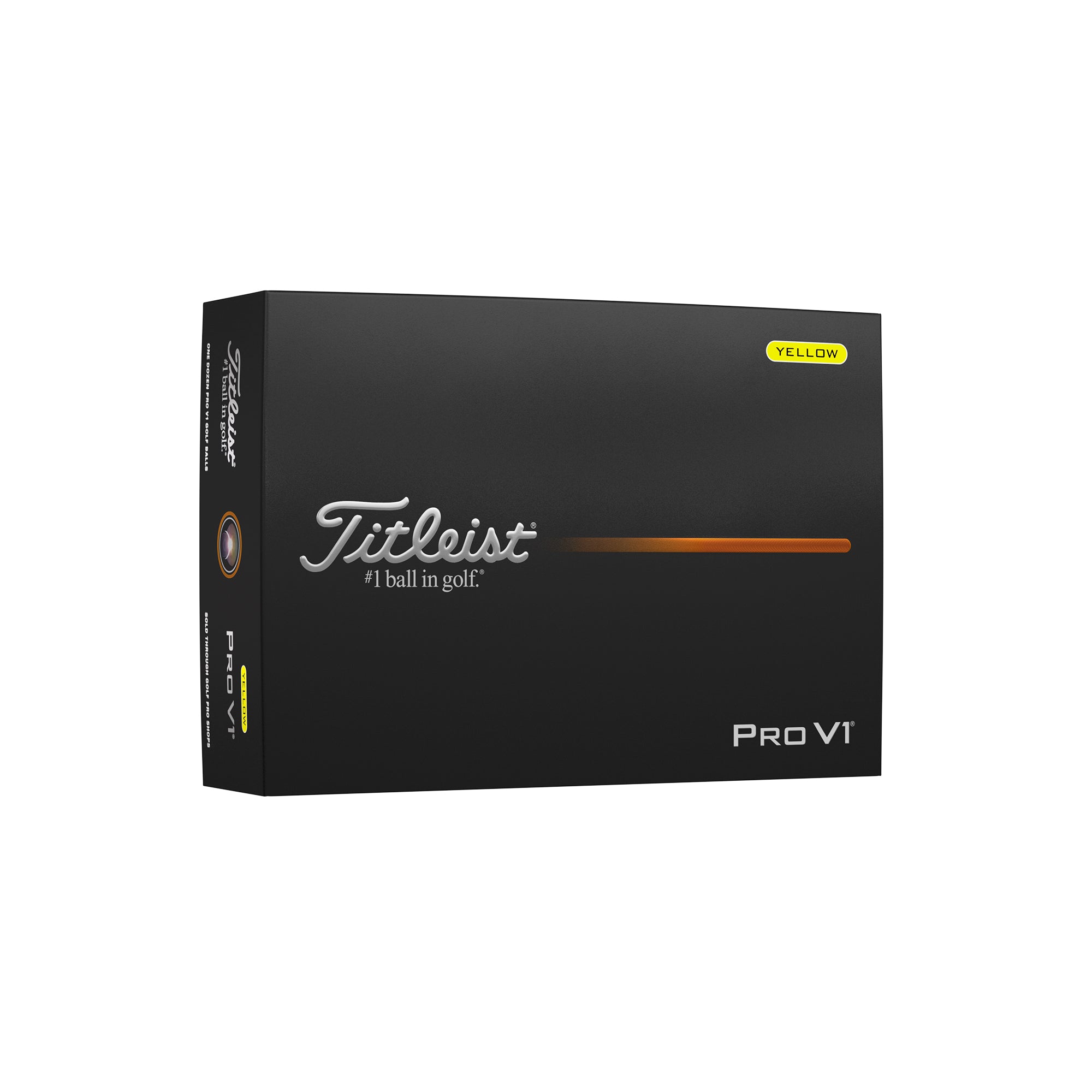 Titleist Pro V1 Golf Balls 2025 Yellow