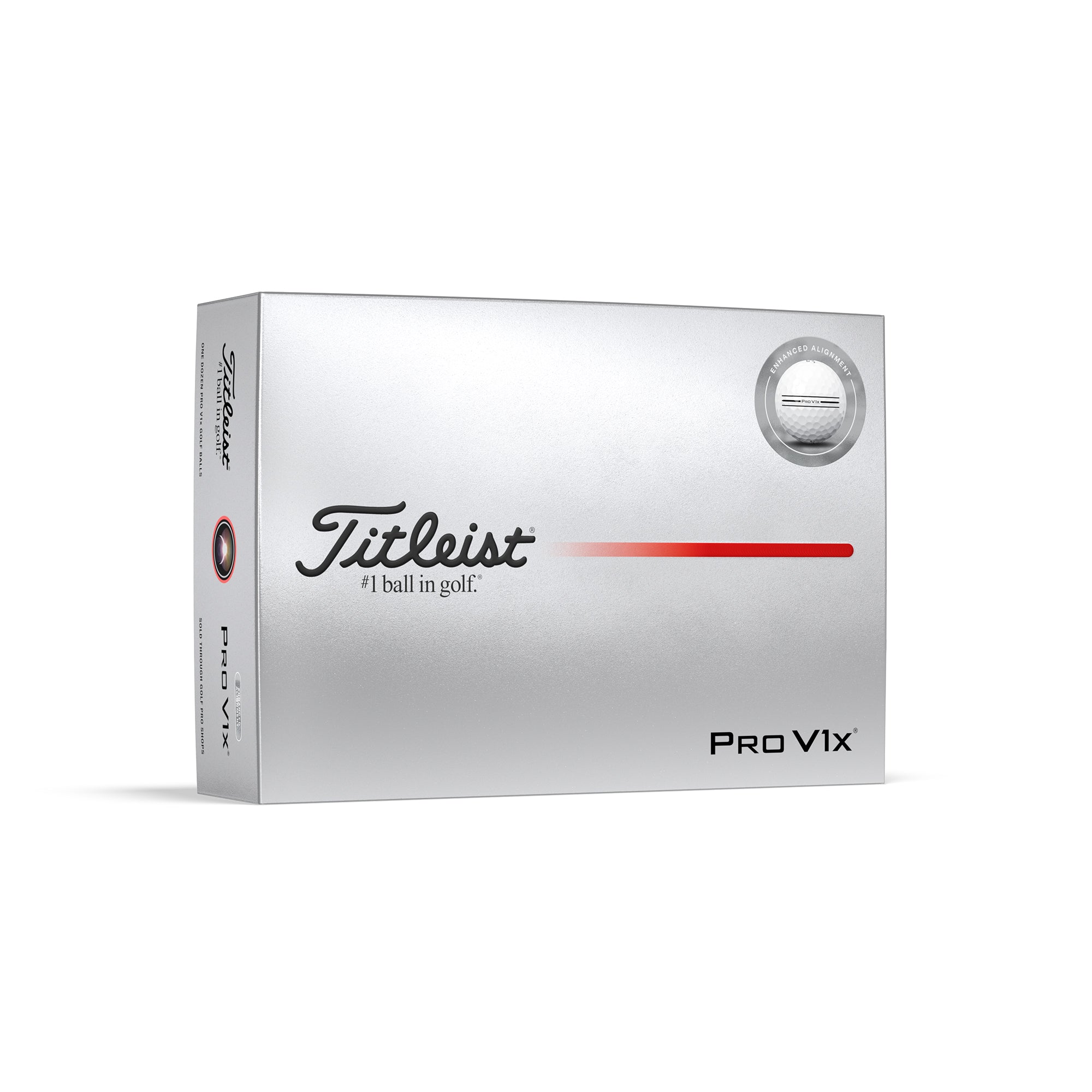 Titleist Pro V1x Enhanced Align Golf Balls 2025 White