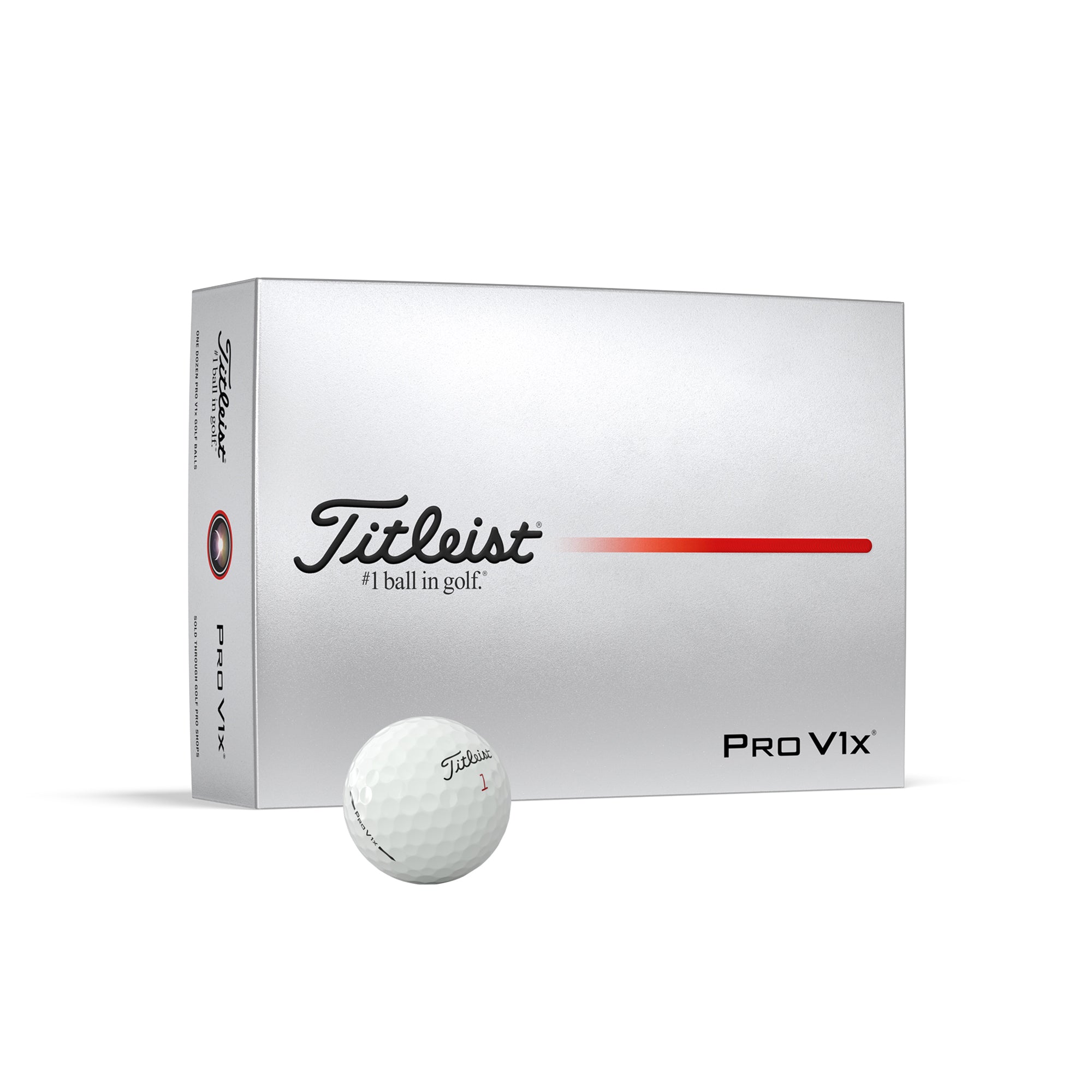 Titleist Pro V1x Golf Balls 2025 - White - T2049S - Function18