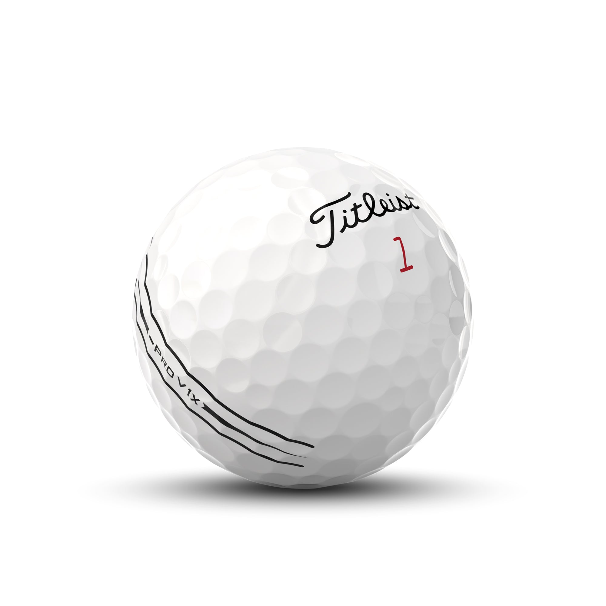 Titleist Pro V1x Left Dash Enhanced Align Golf Balls 2025 White
