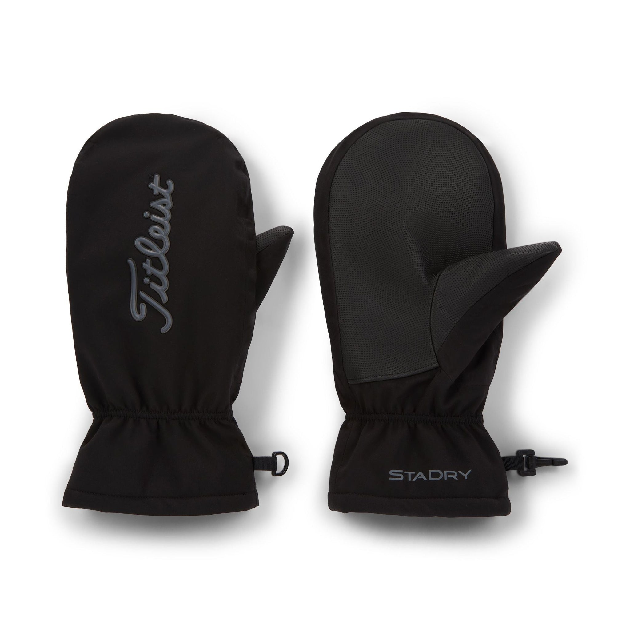 Titleist StaDry Cart Mitts Black/Charcoal 02