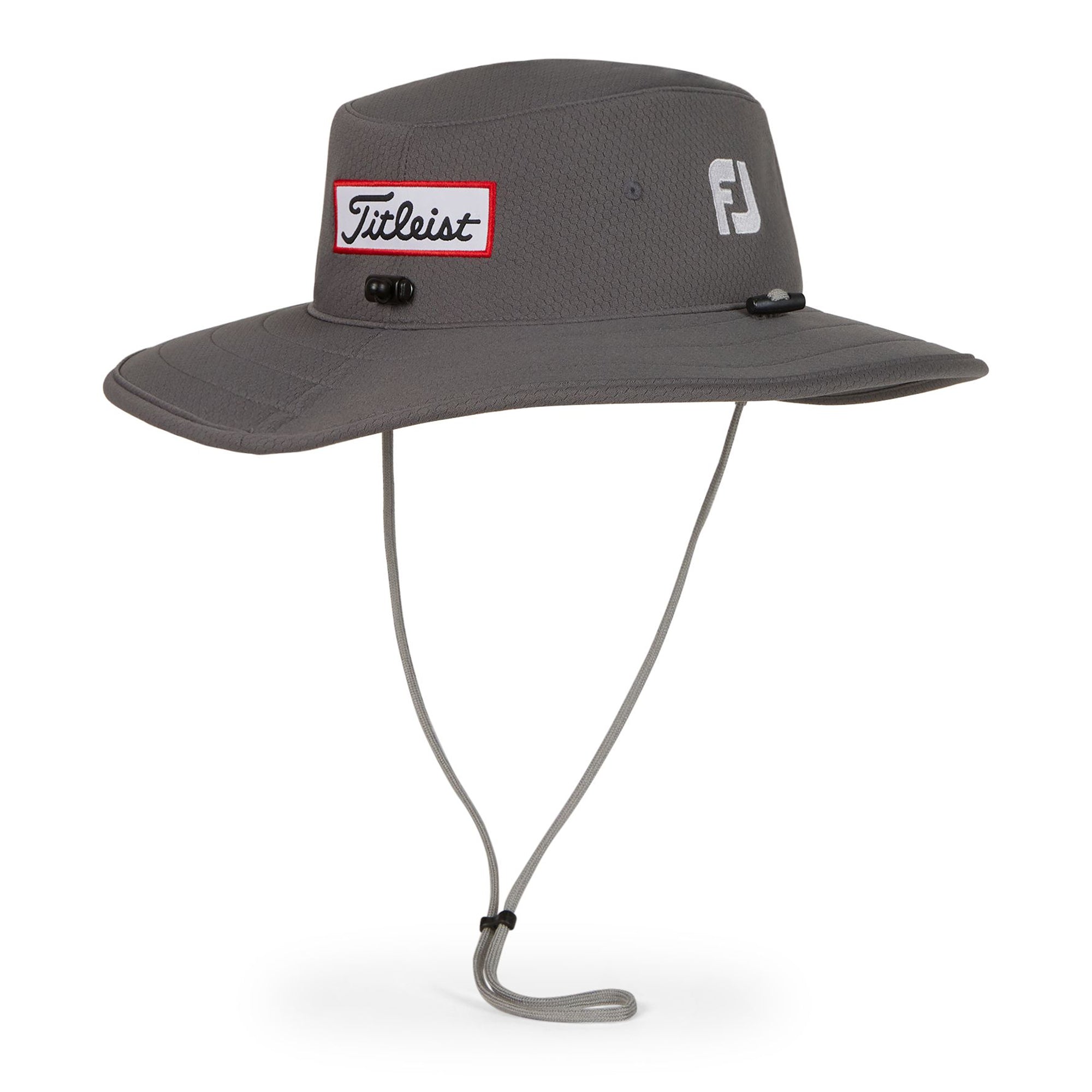Titleist Tour Aussie Wide Brim Hat Charcoal/White 0C1