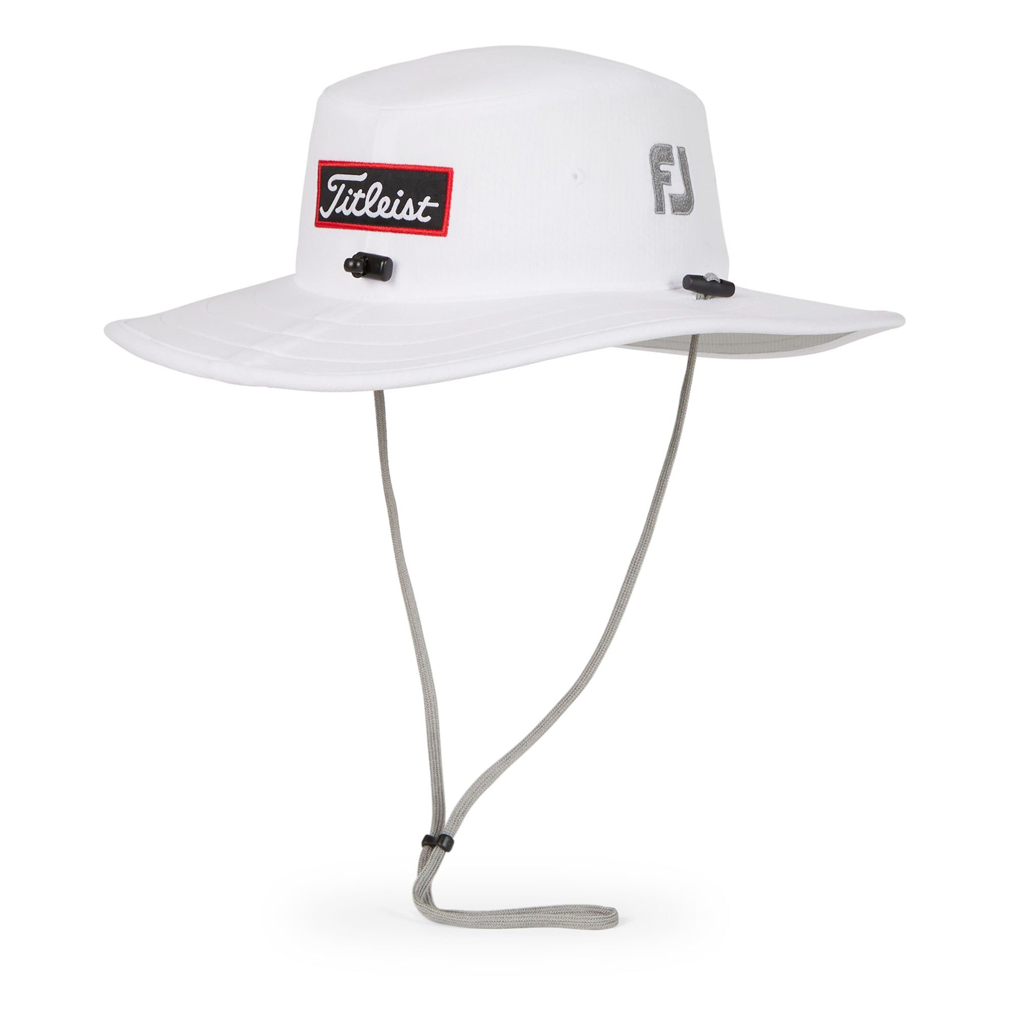 Titleist Tour Aussie Wide Brim Hat White/Grey 10G