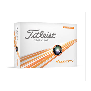 Titleist Velocity 2024 Golf Balls Orange