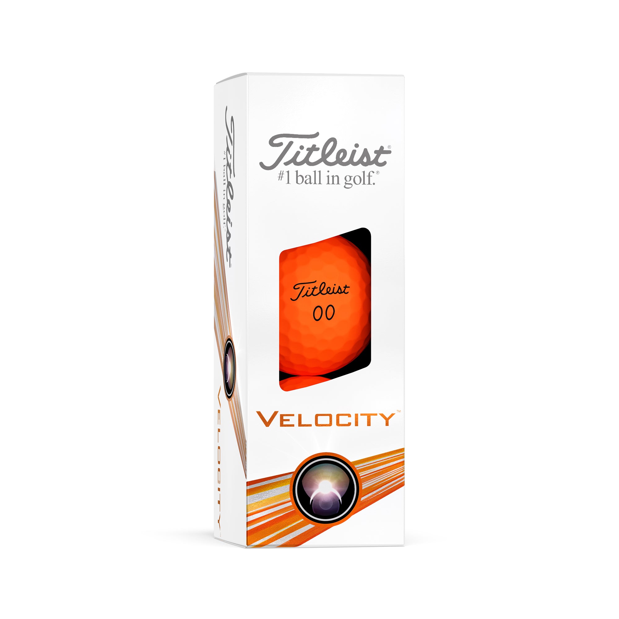 Titleist Velocity 2024 Golf Balls Orange