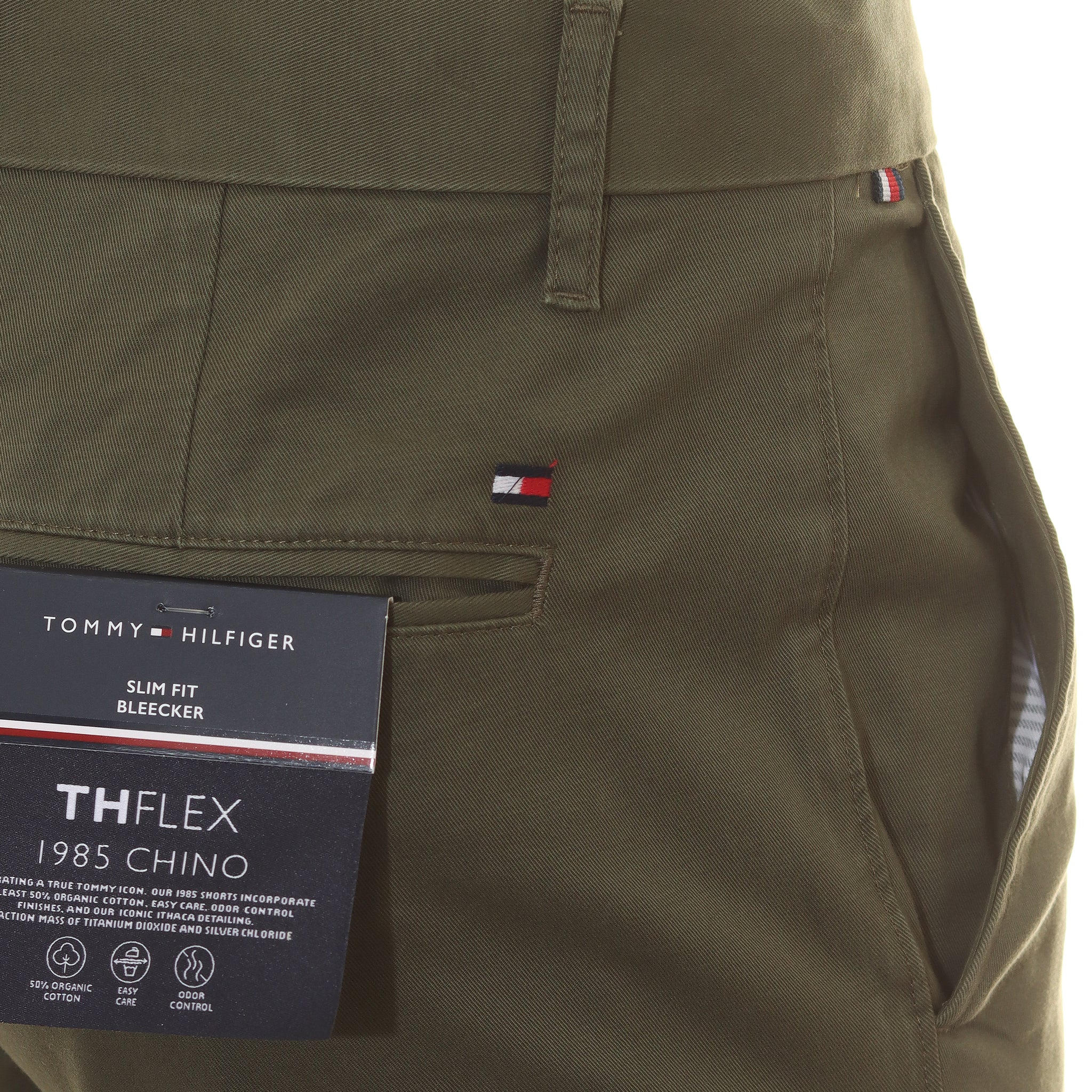 Tommy Hilfiger 1985 Bleecker Chino Army Green RBN 