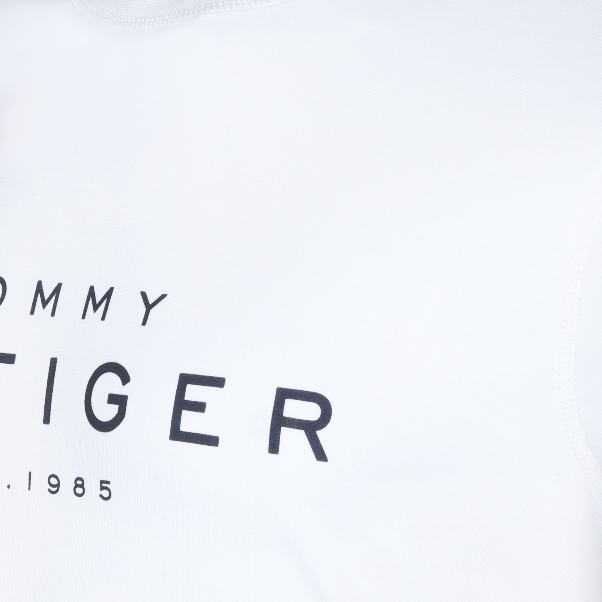 Tommy Hilfiger Big Logo Tee White YBR