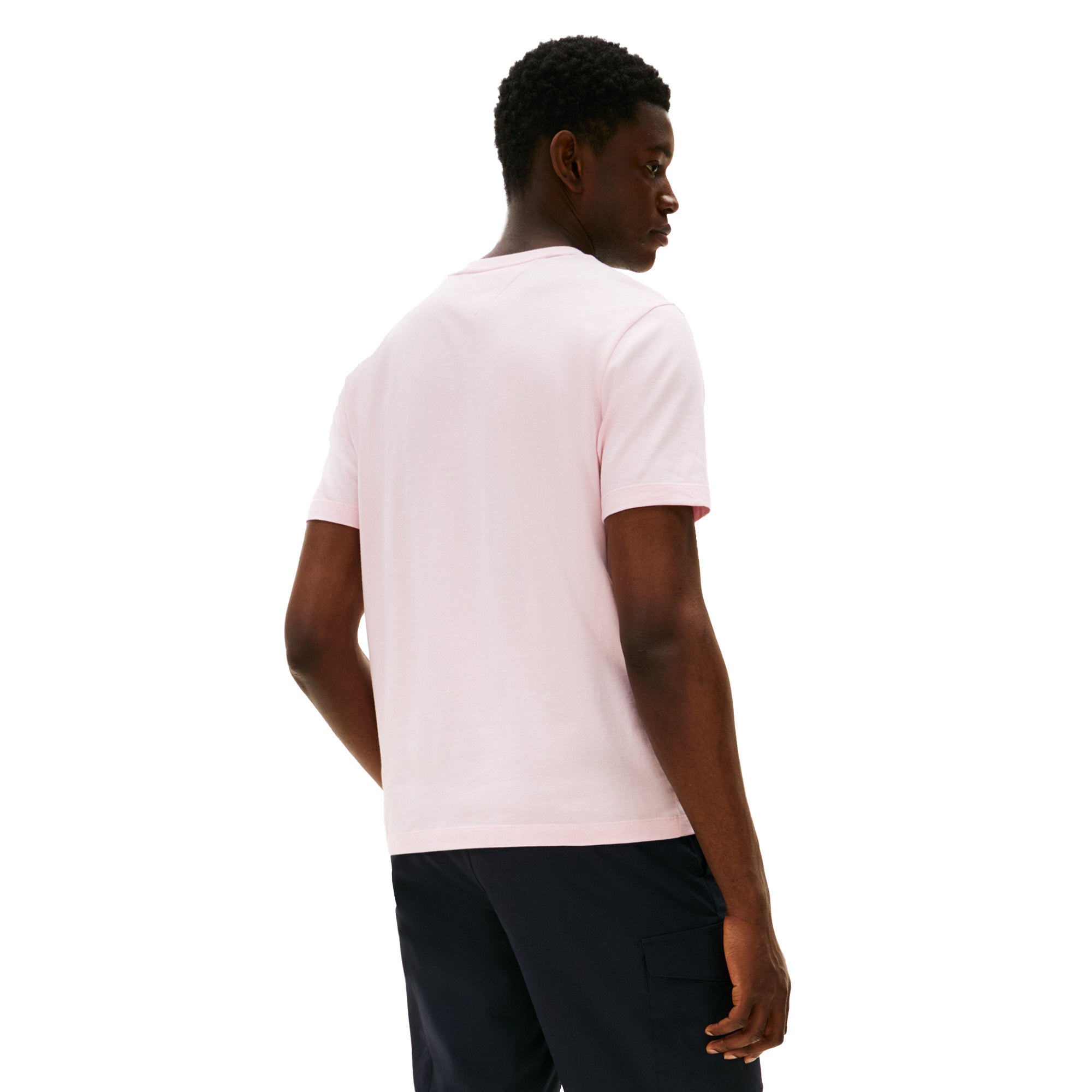 8057 Pink Crew Neck T-Shirt