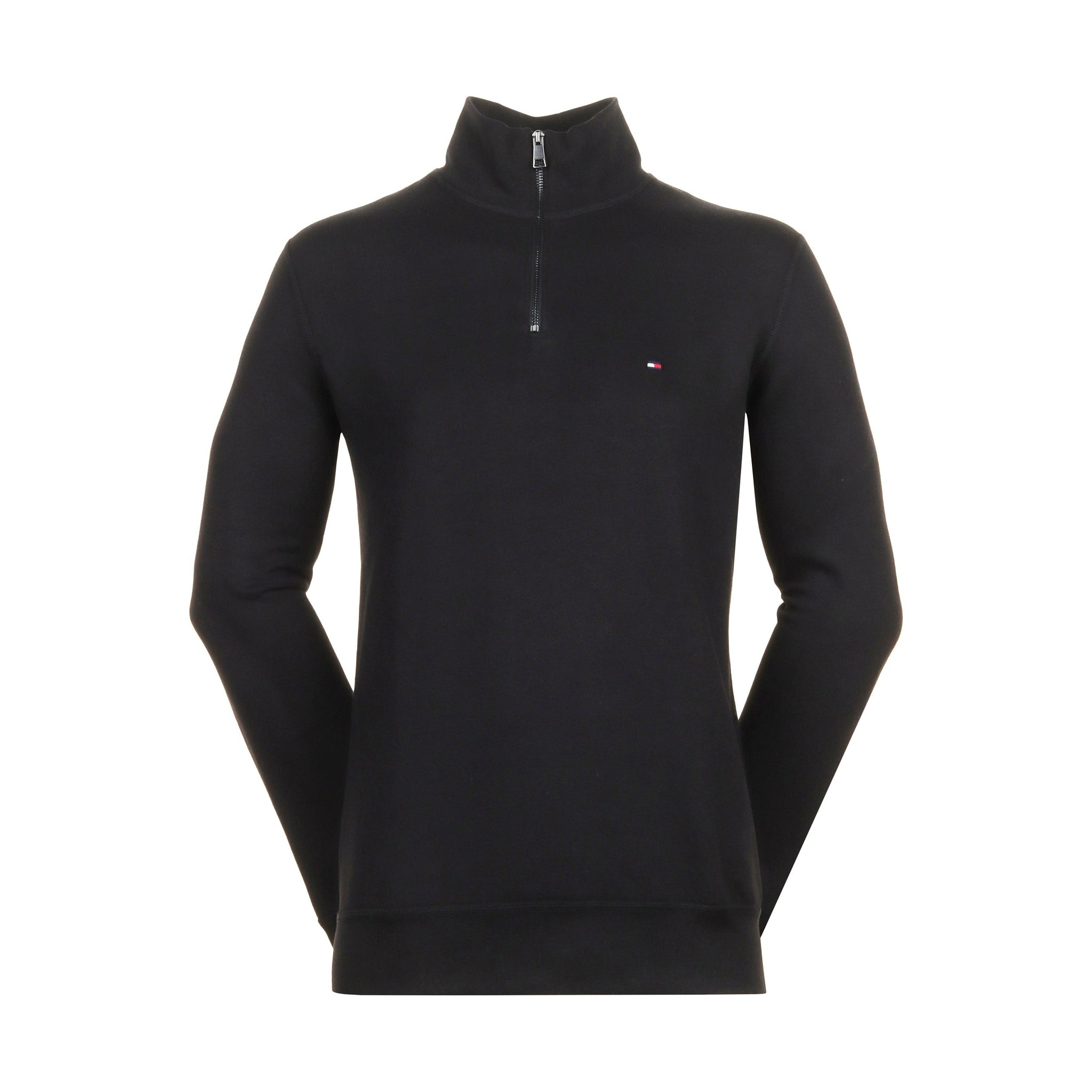 Tommy Hilfiger Essential Fleece 1/4 Zip Black BDS