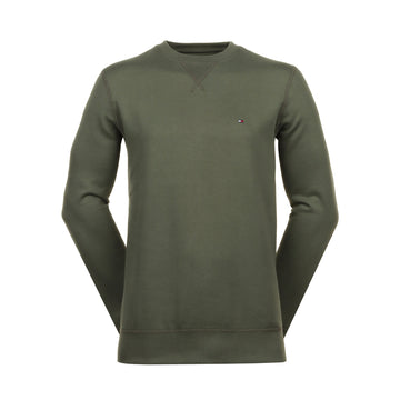 Tommy Hilfiger Essential Fleece Crew Neck Battle Green PLI