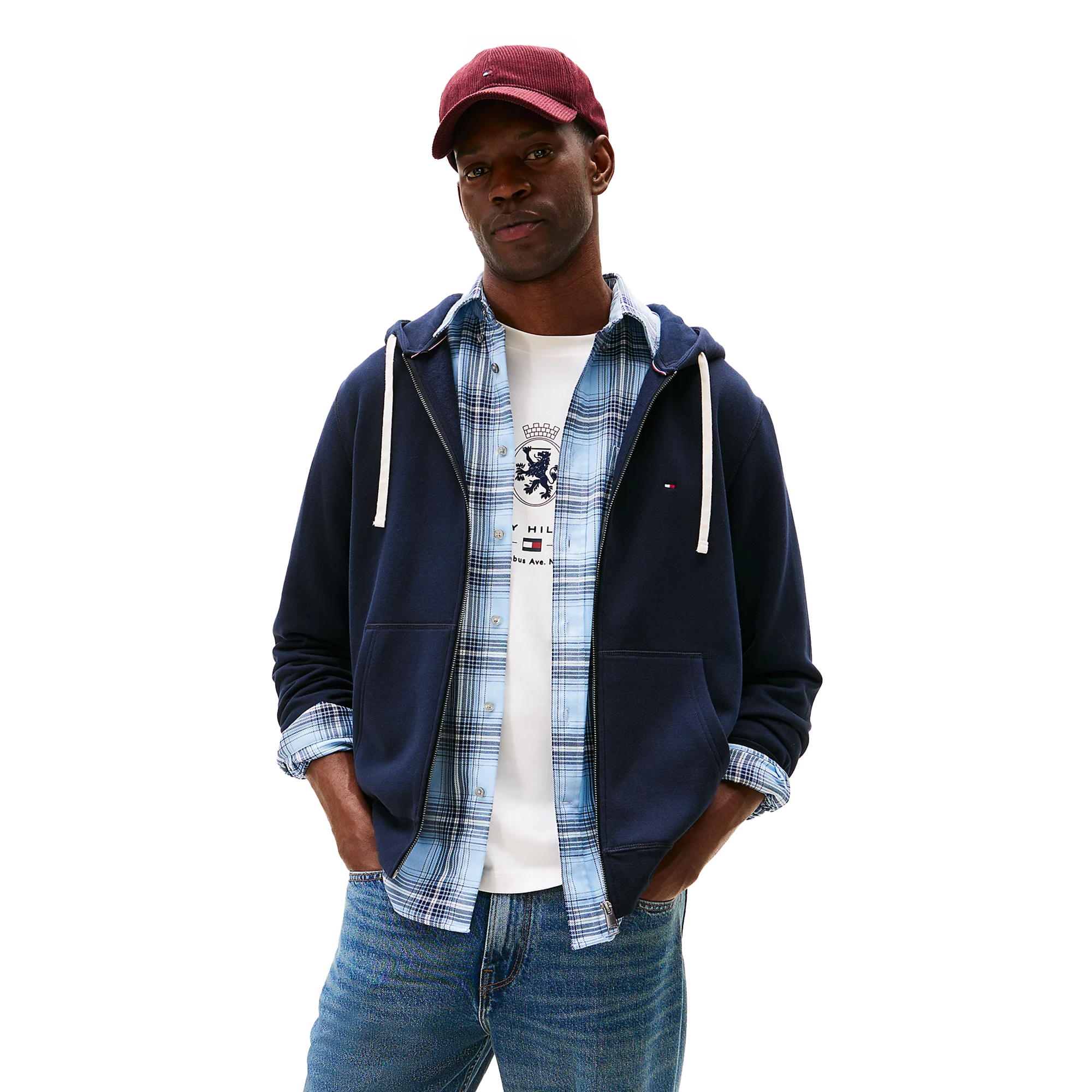 Tommy Hilfiger Essential Fleece Full Zip Hoodie