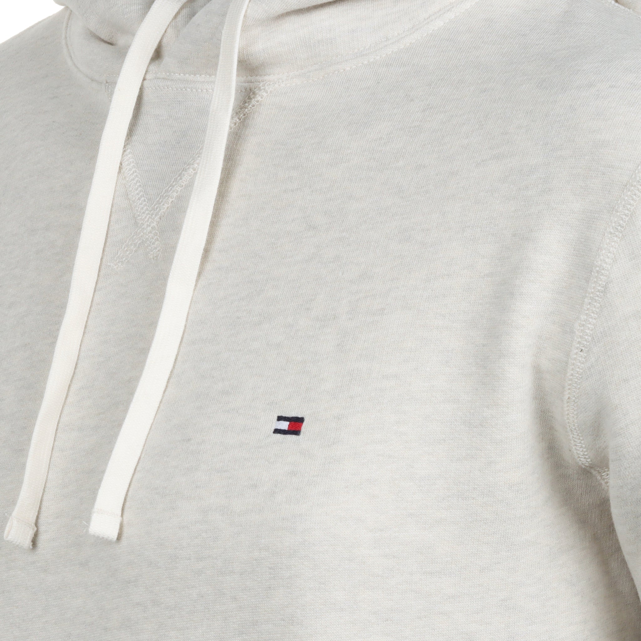 Tommy Hilfiger Essential Fleece Hoodie Heathered Oatmilk HGF