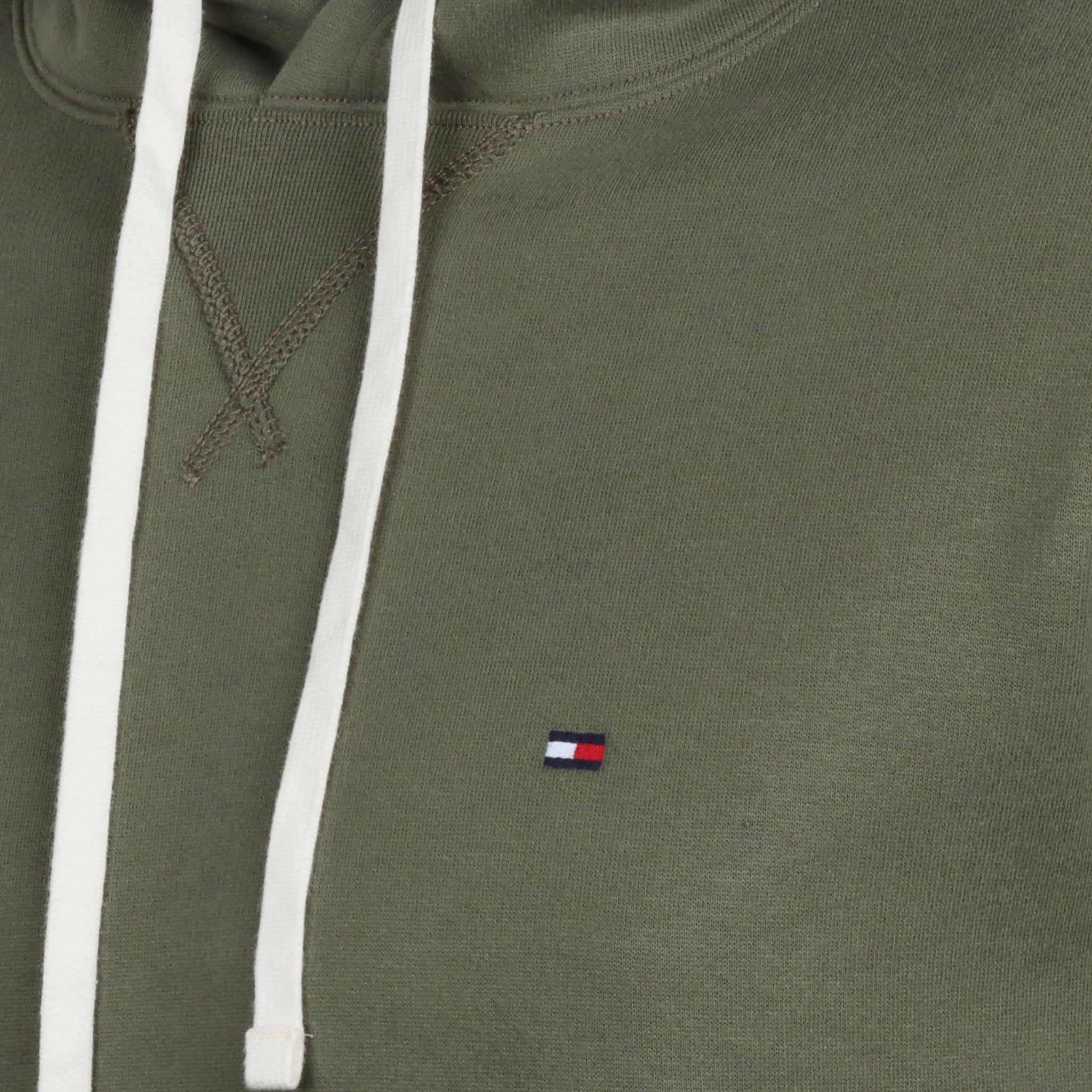 Tommy Hilfiger Essential Fleece Hoodie Battle Green PLI