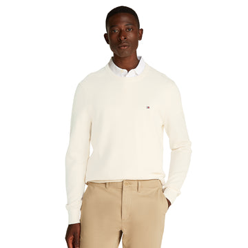 Tommy Hilfiger Essential Structure Crew Neck Ivory Petal Z00