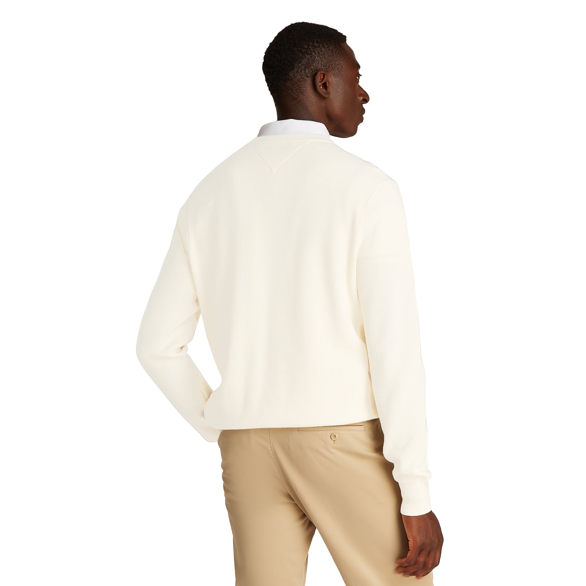 Tommy Hilfiger Essential Structure Crew Neck Ivory Petal Z00