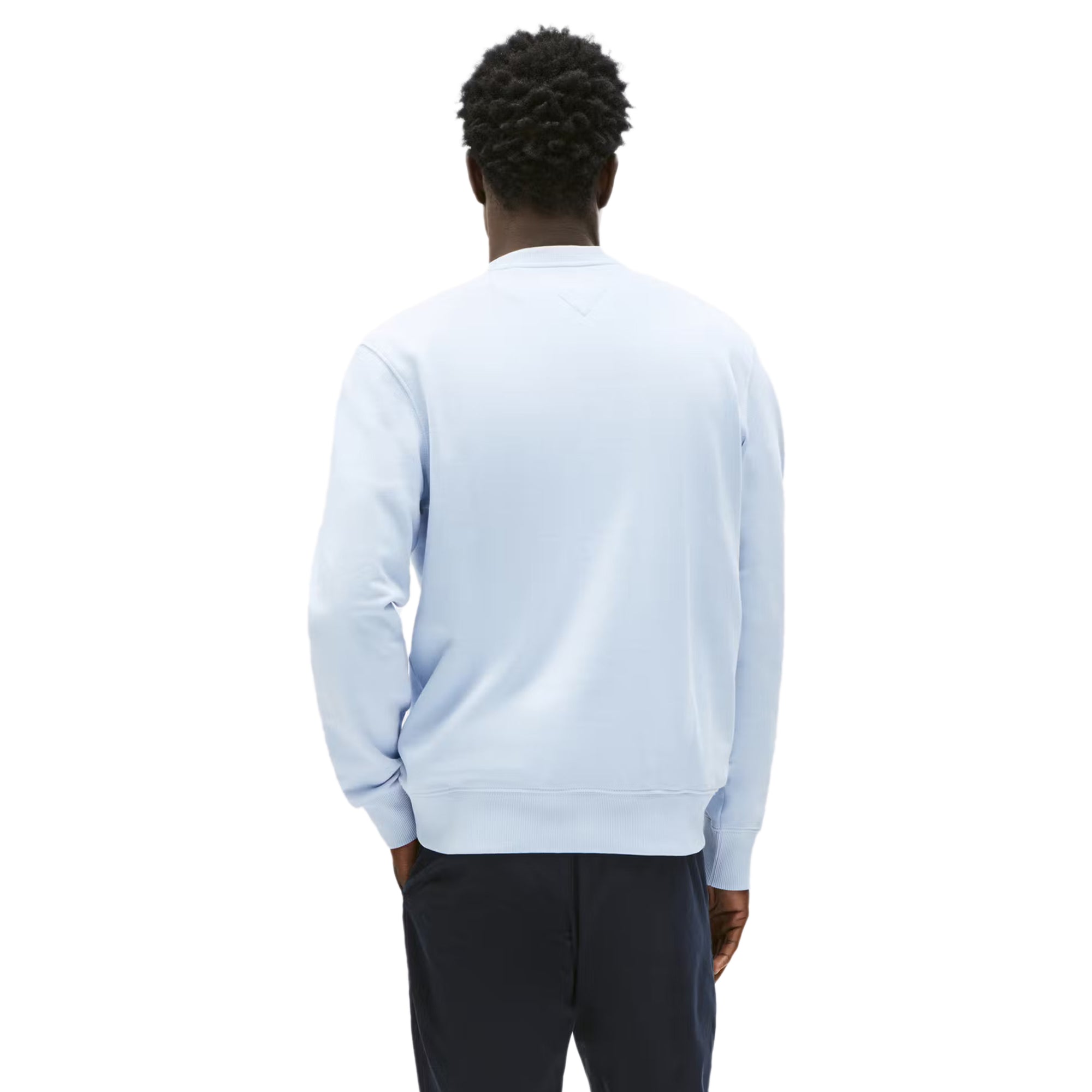 Tommy Hilfiger Essential Terry Crew Neck Breezy Blue C10
